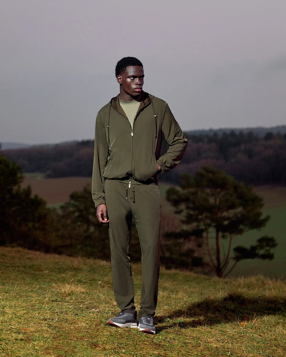 Reversible Tech Suit Khaki Brown