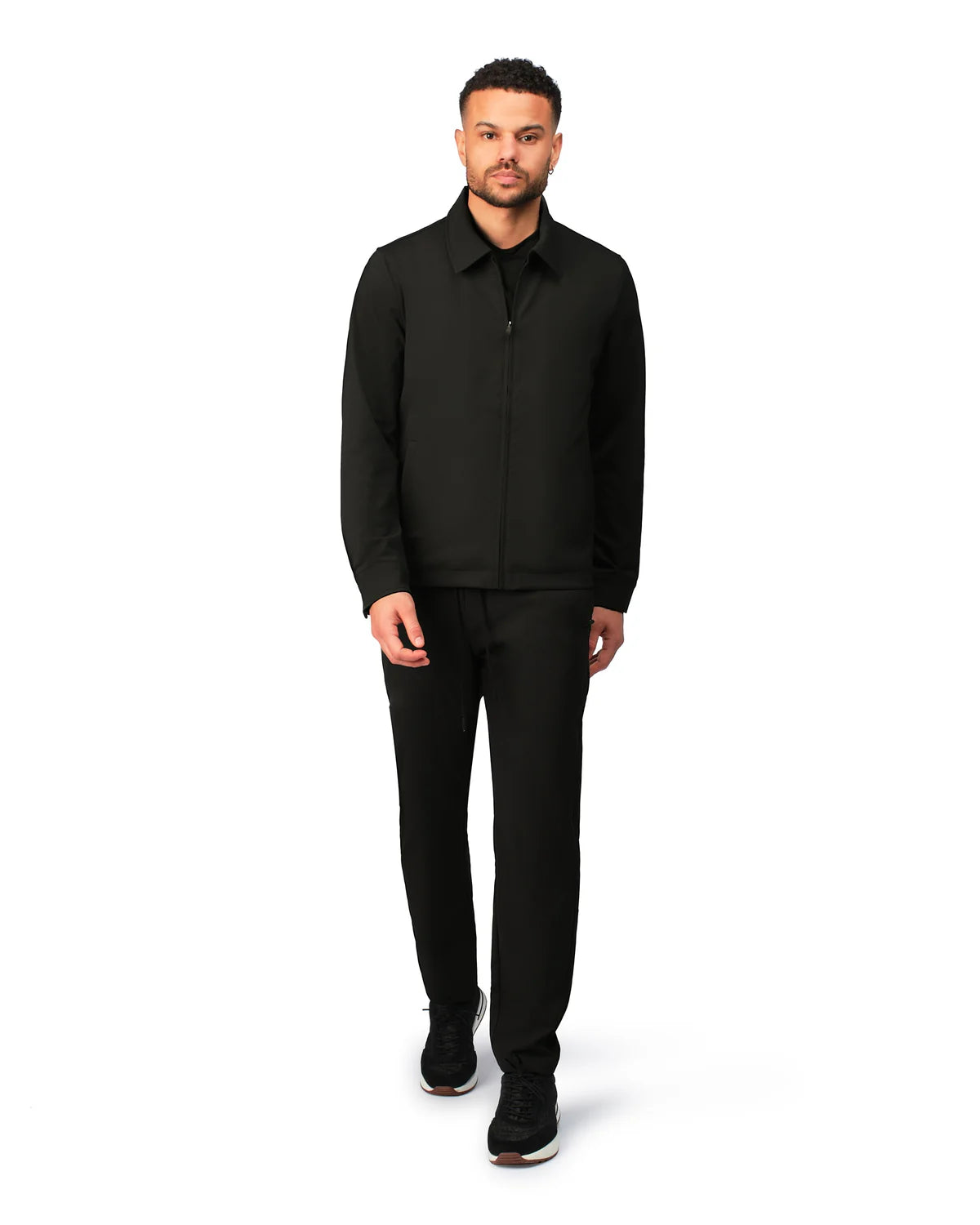 NYLON BLOUSON - BLACK
