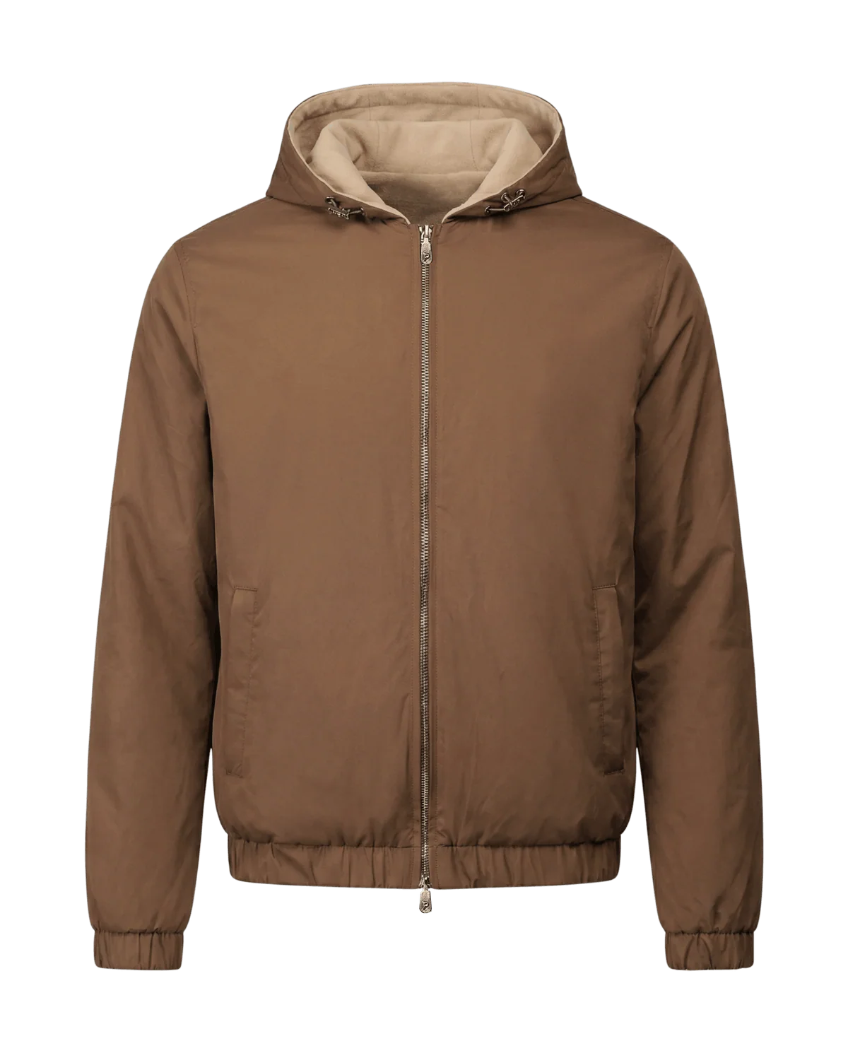 Reversible Merino Jacket Brown/Beige
