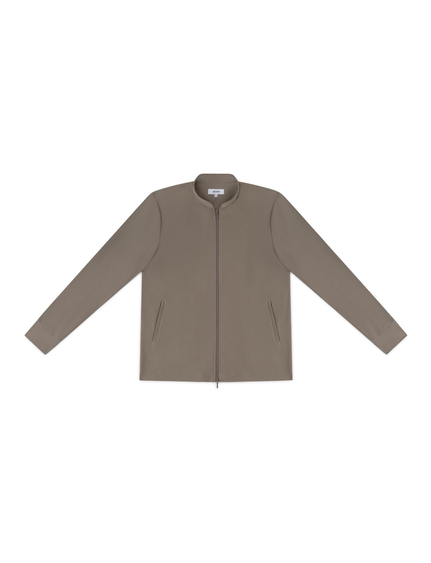 ALCANTARA BLOUSON - MOCHA