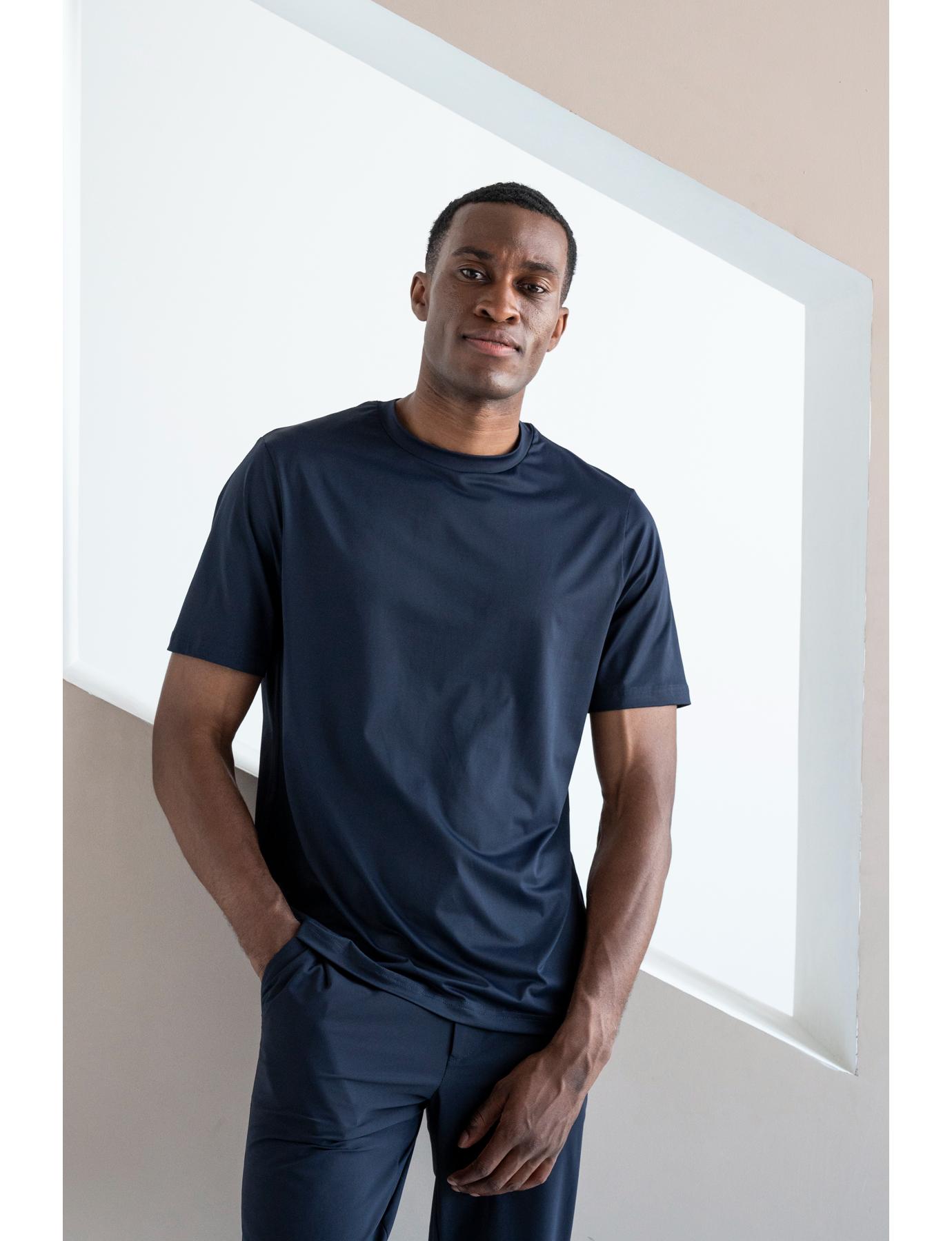 TECHNO T-SHIRT NAVY BLUE