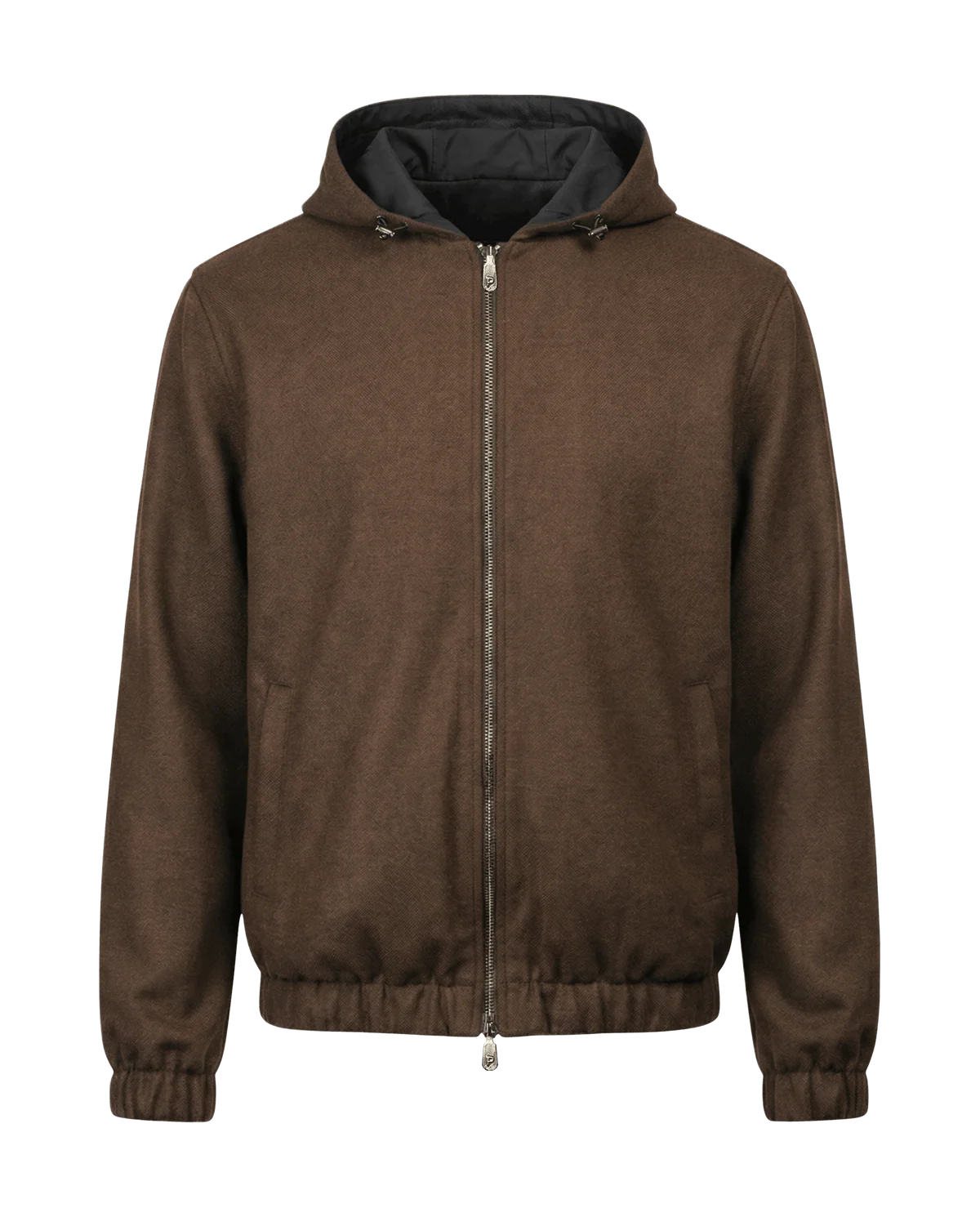 Reversible Merino Jacket Black/Brown