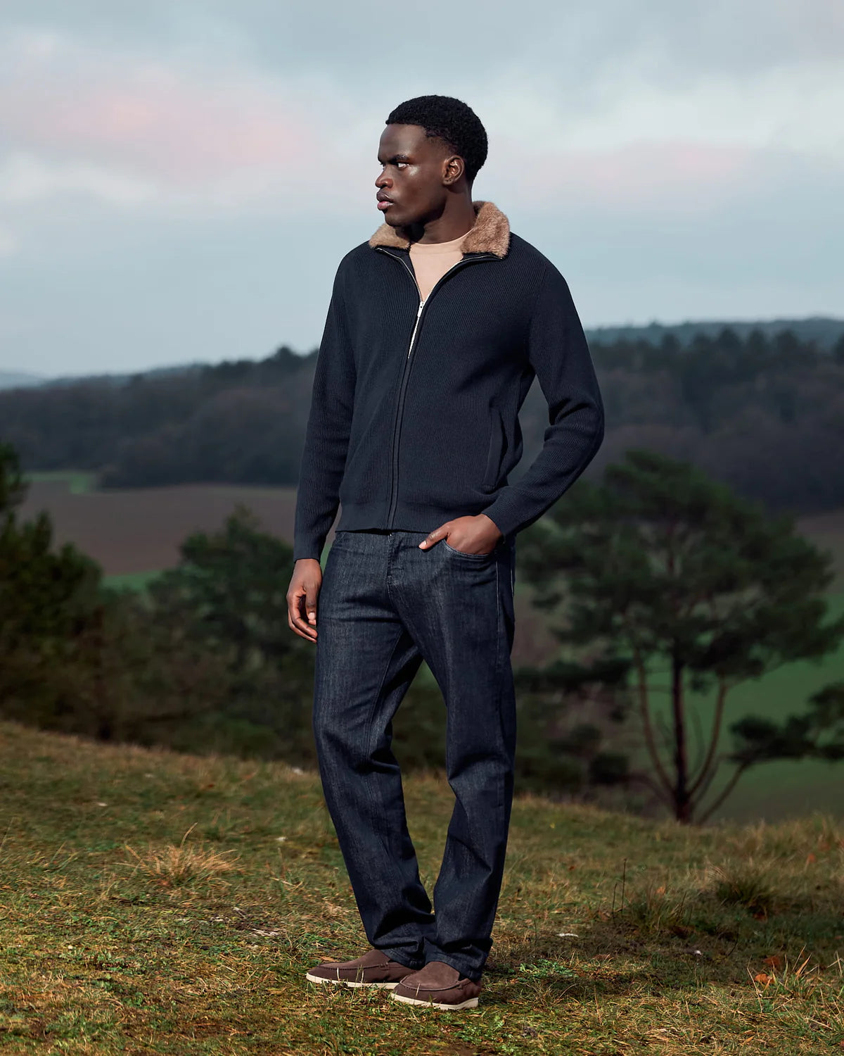 The Siberian Cardigan - NAVY BLUE