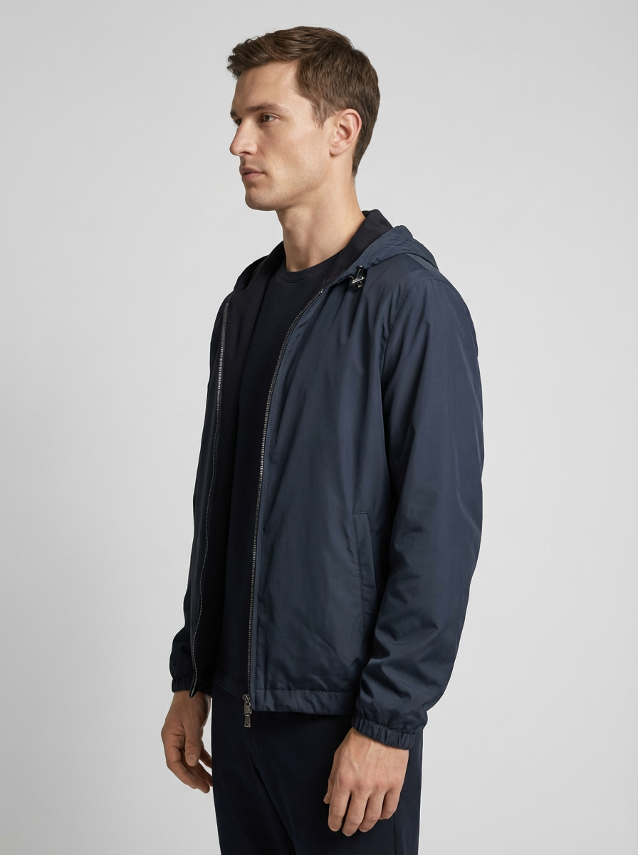 Reversible Merino Jacket Navy/Black