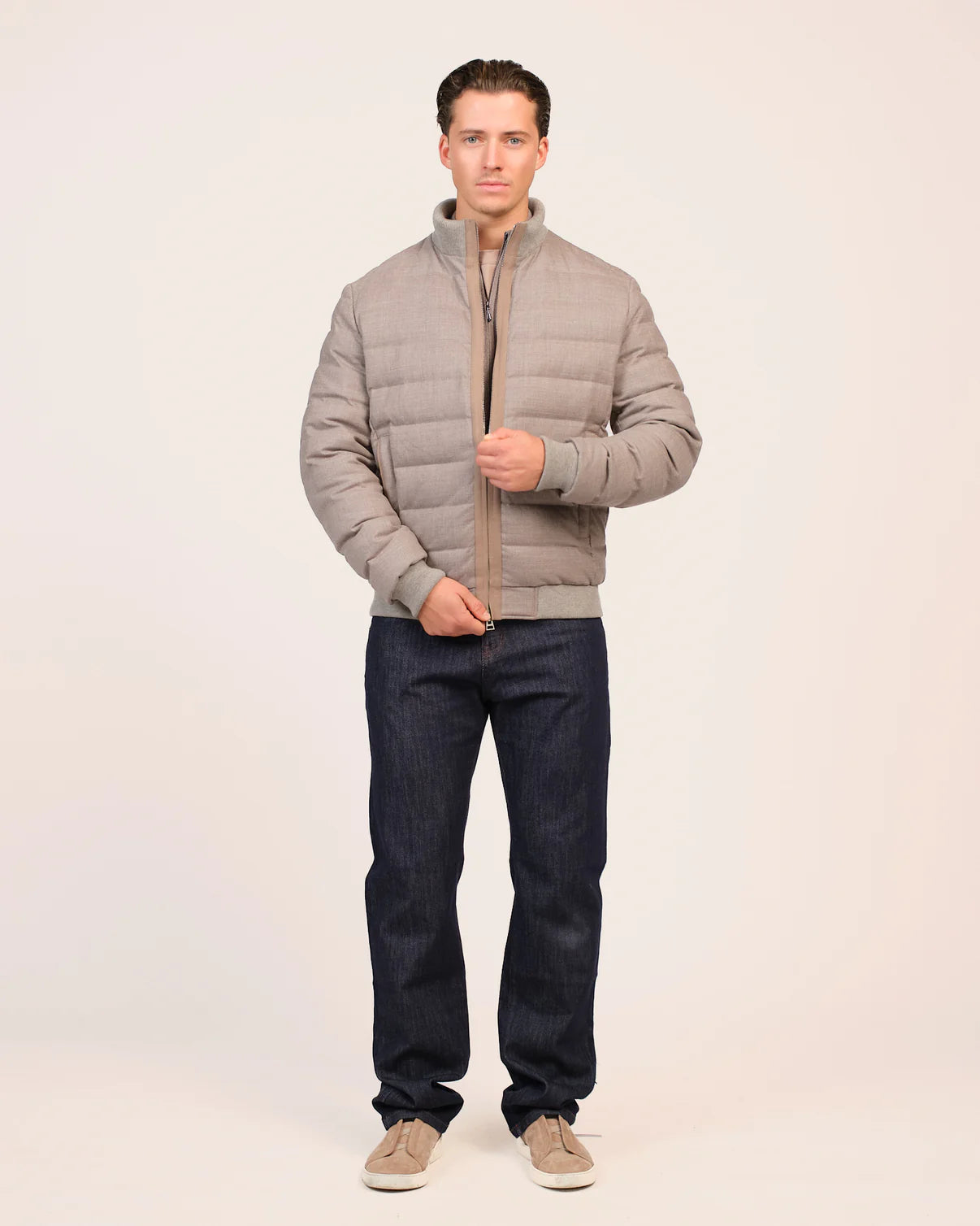 WOOL JACKET - BEIGE