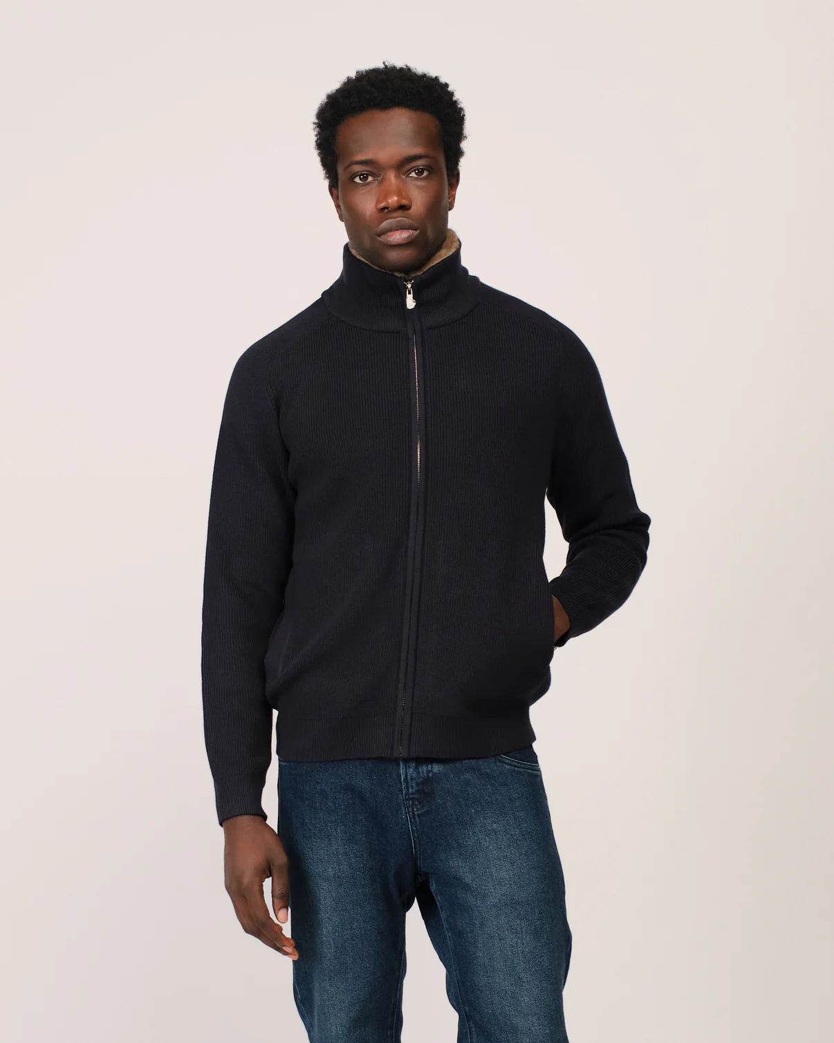 The Siberian Cardigan - NAVY BLUE