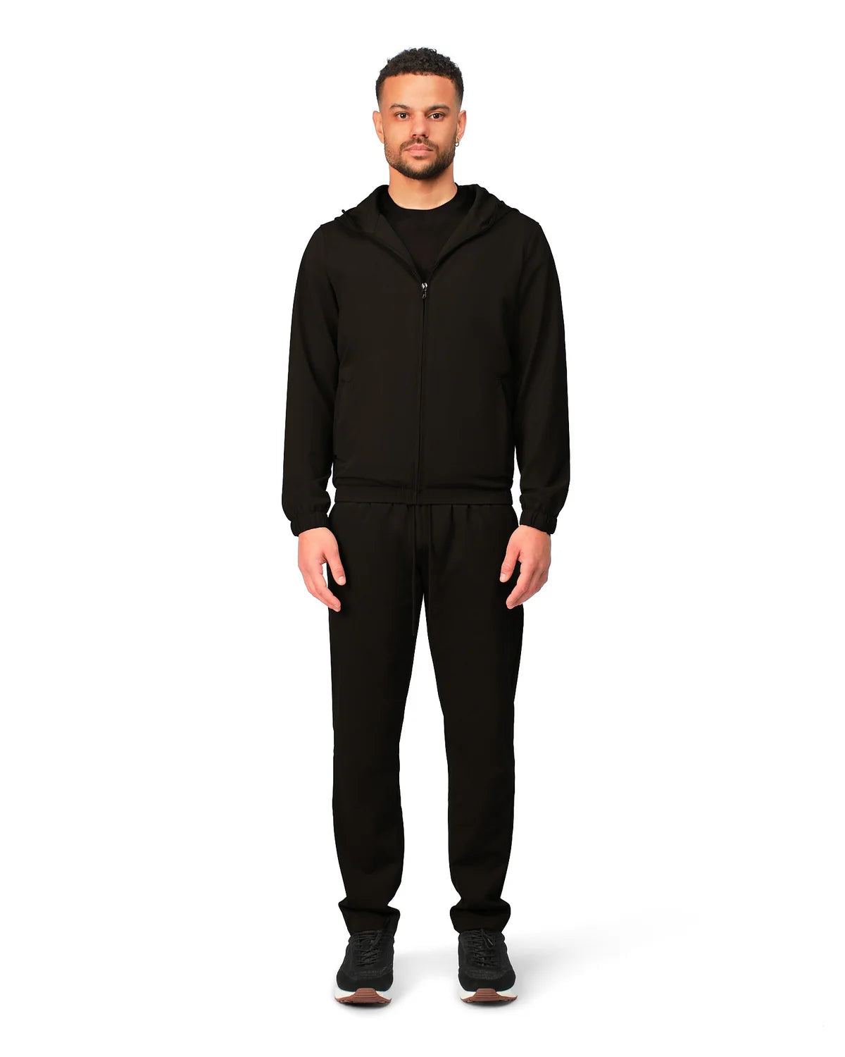NYLON TROUSERS - BLACK