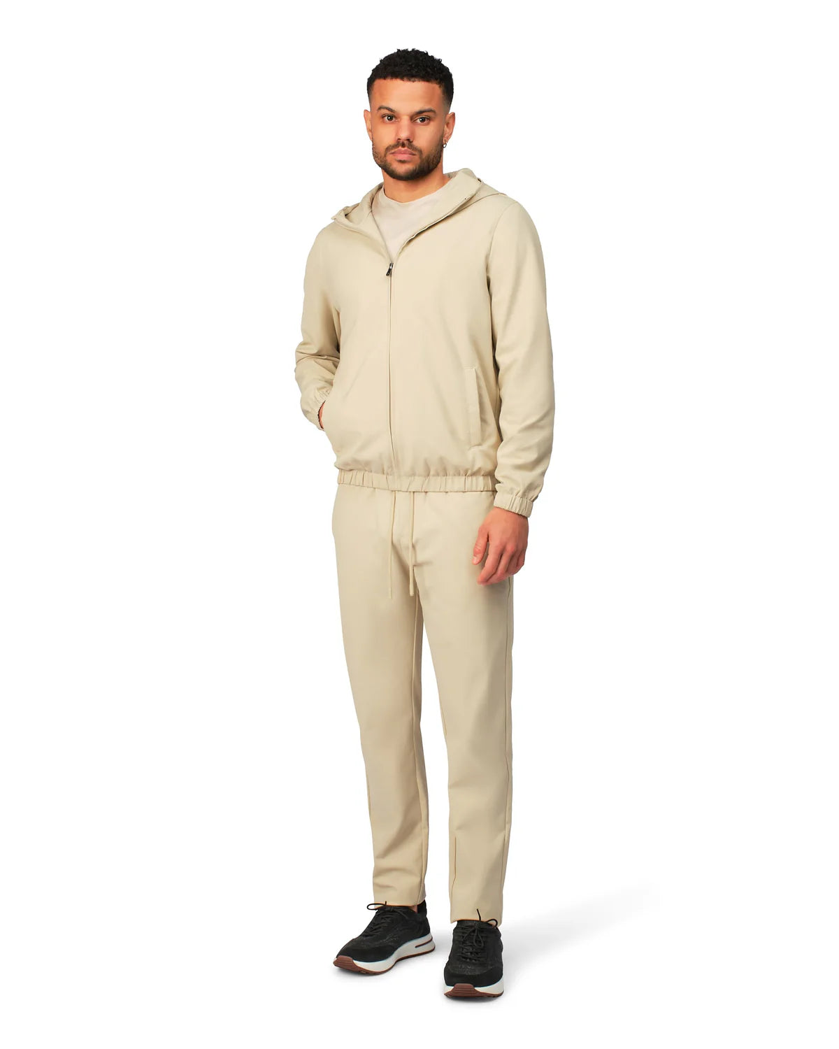 NYLON TROUSERS - BEIGE