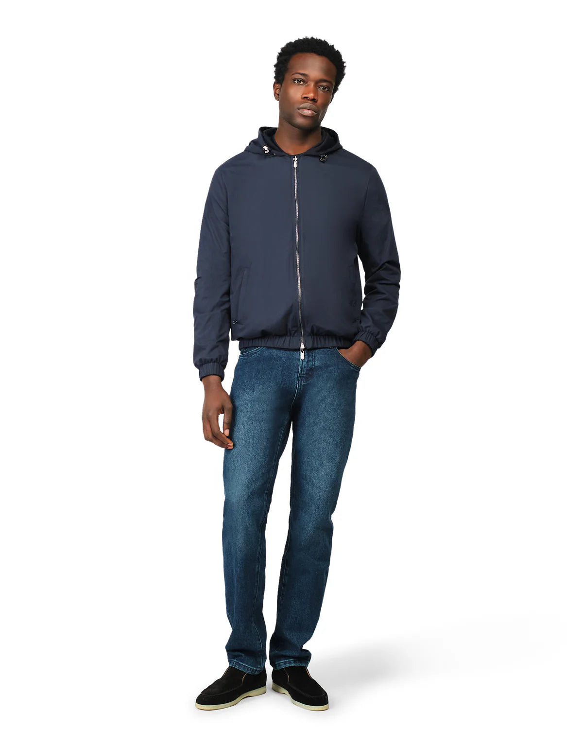 Reversible Merino Jacket Navy/Black