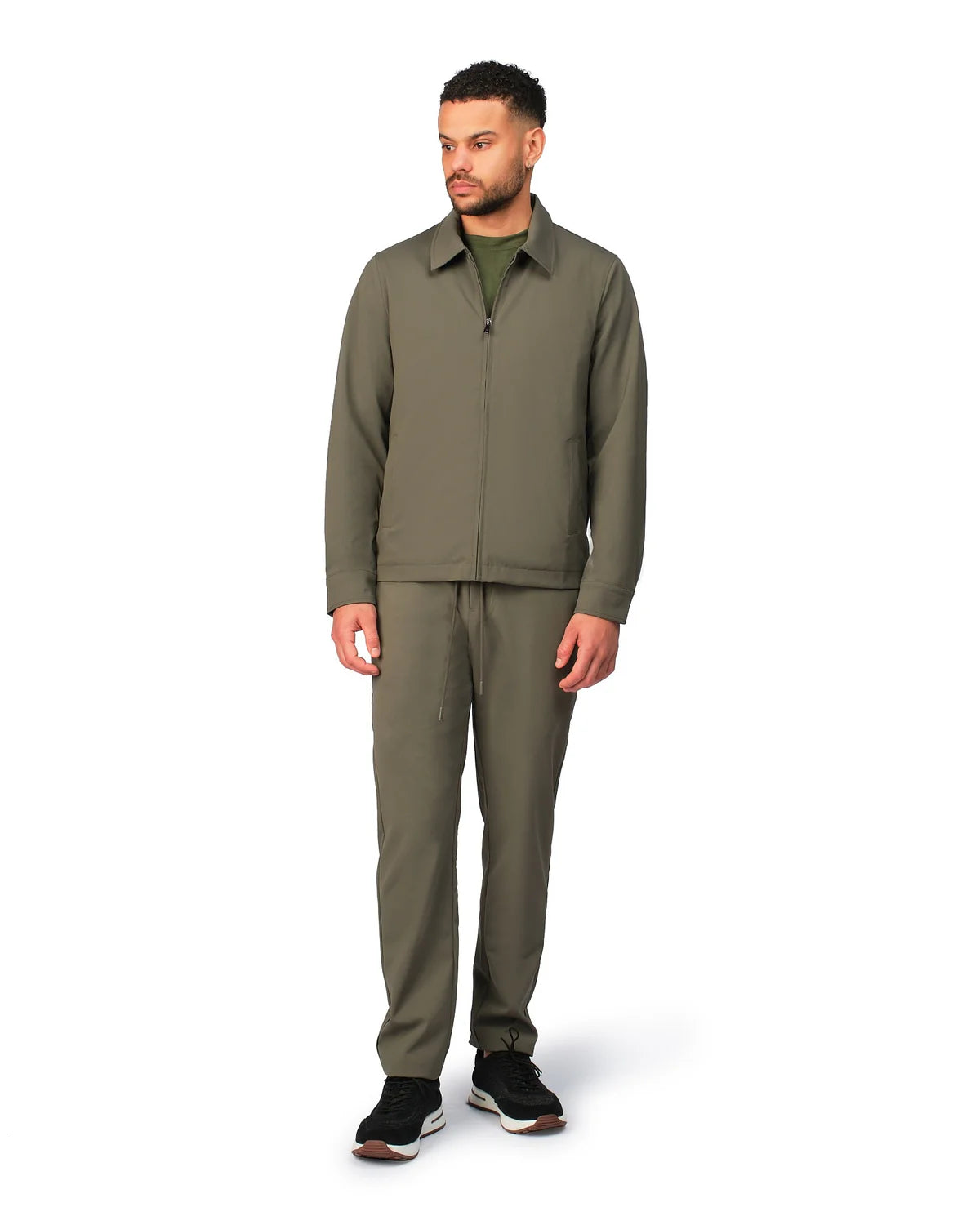 NYLON BLOUSON - OLIVE GREEN