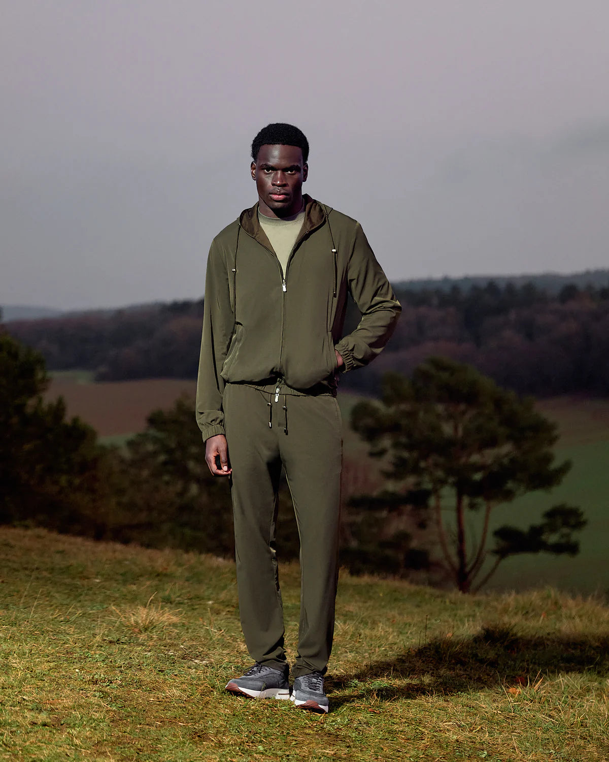 Reversible Tech Suit Khaki Brown