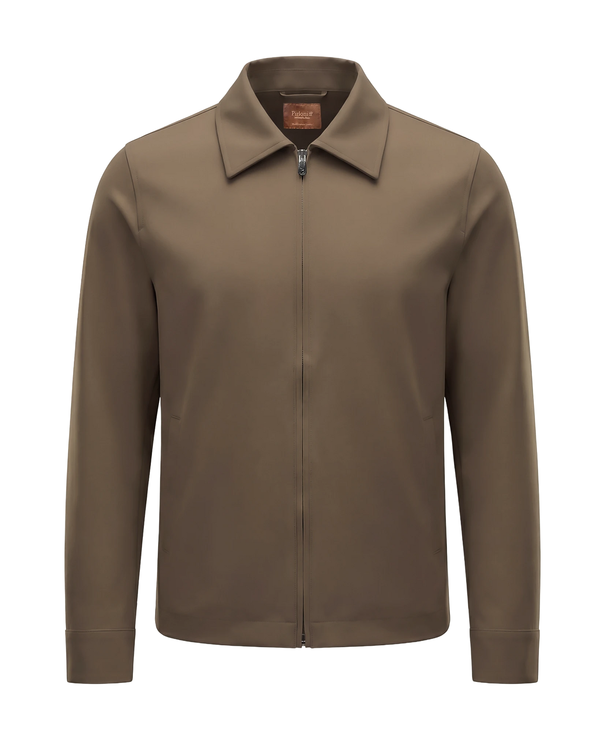 NYLON BLOUSON - BROWN