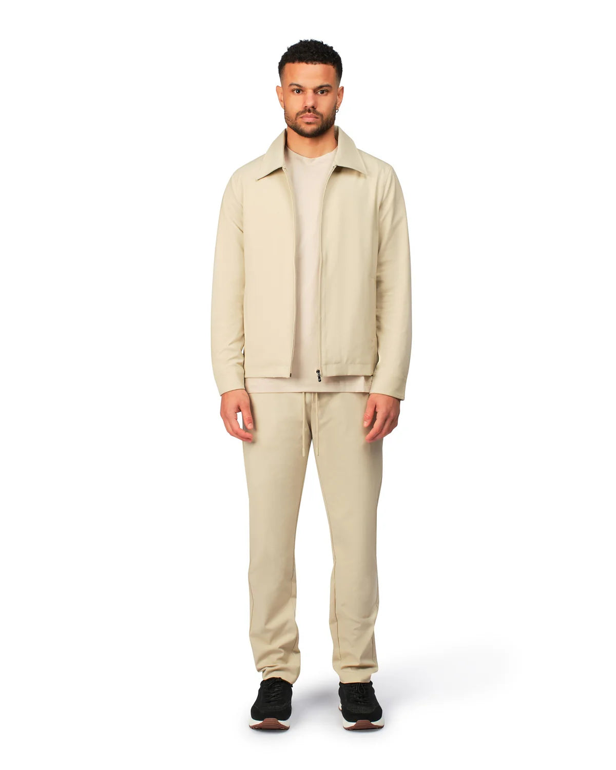 NYLON BLOUSON - BEIGE