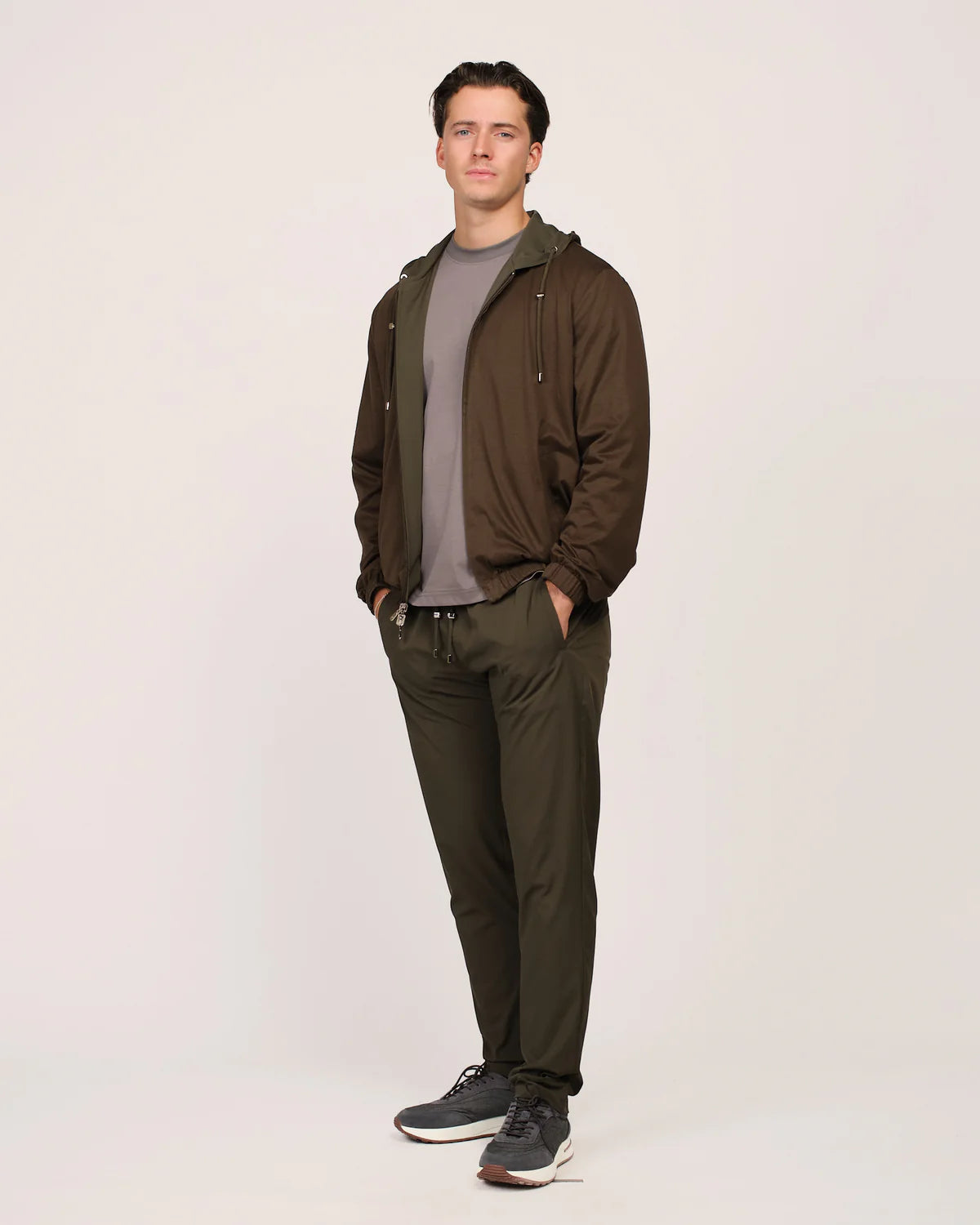 Reversible Tech Suit Khaki Brown