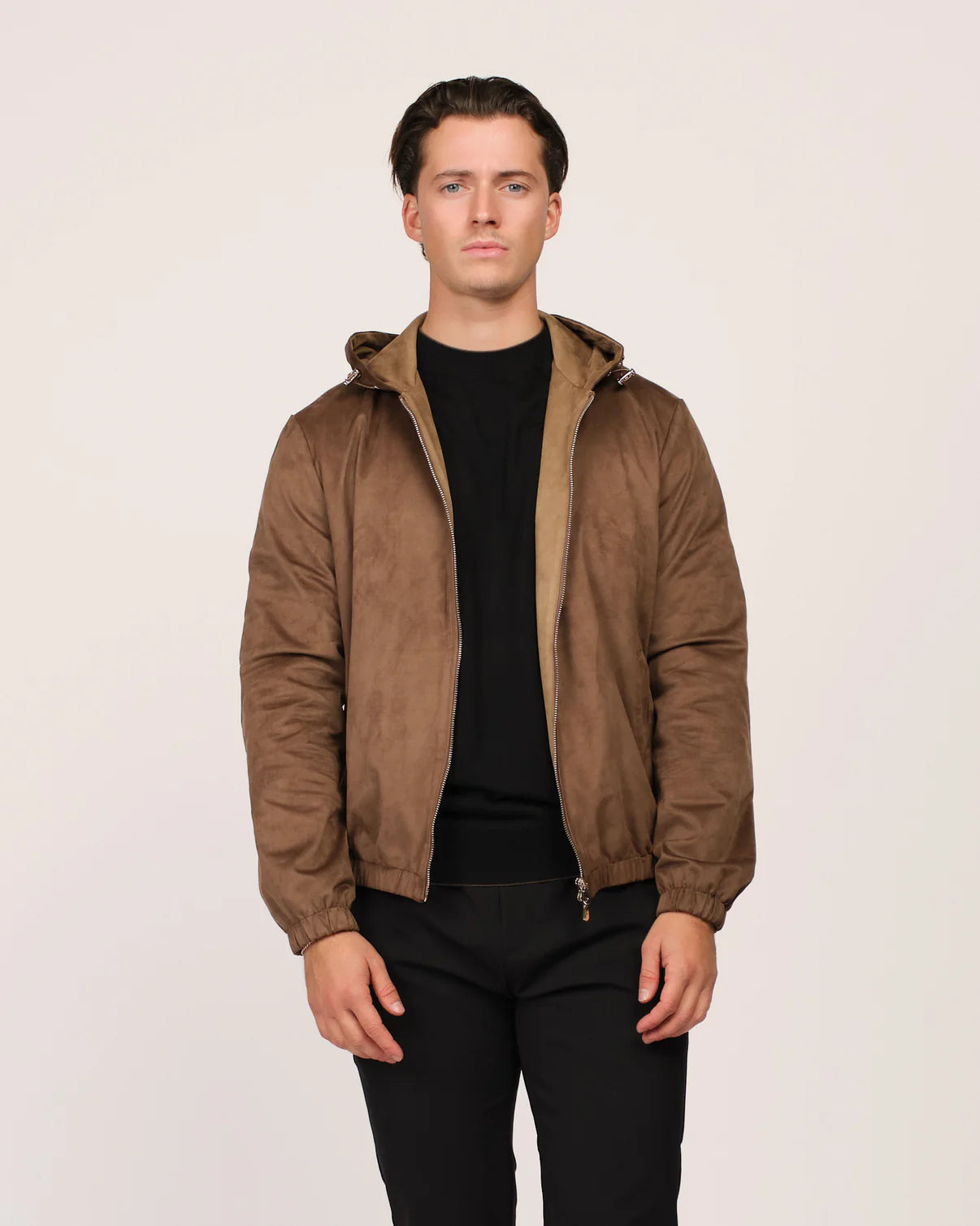 SUÈDE WINDBREAKER - BROWN