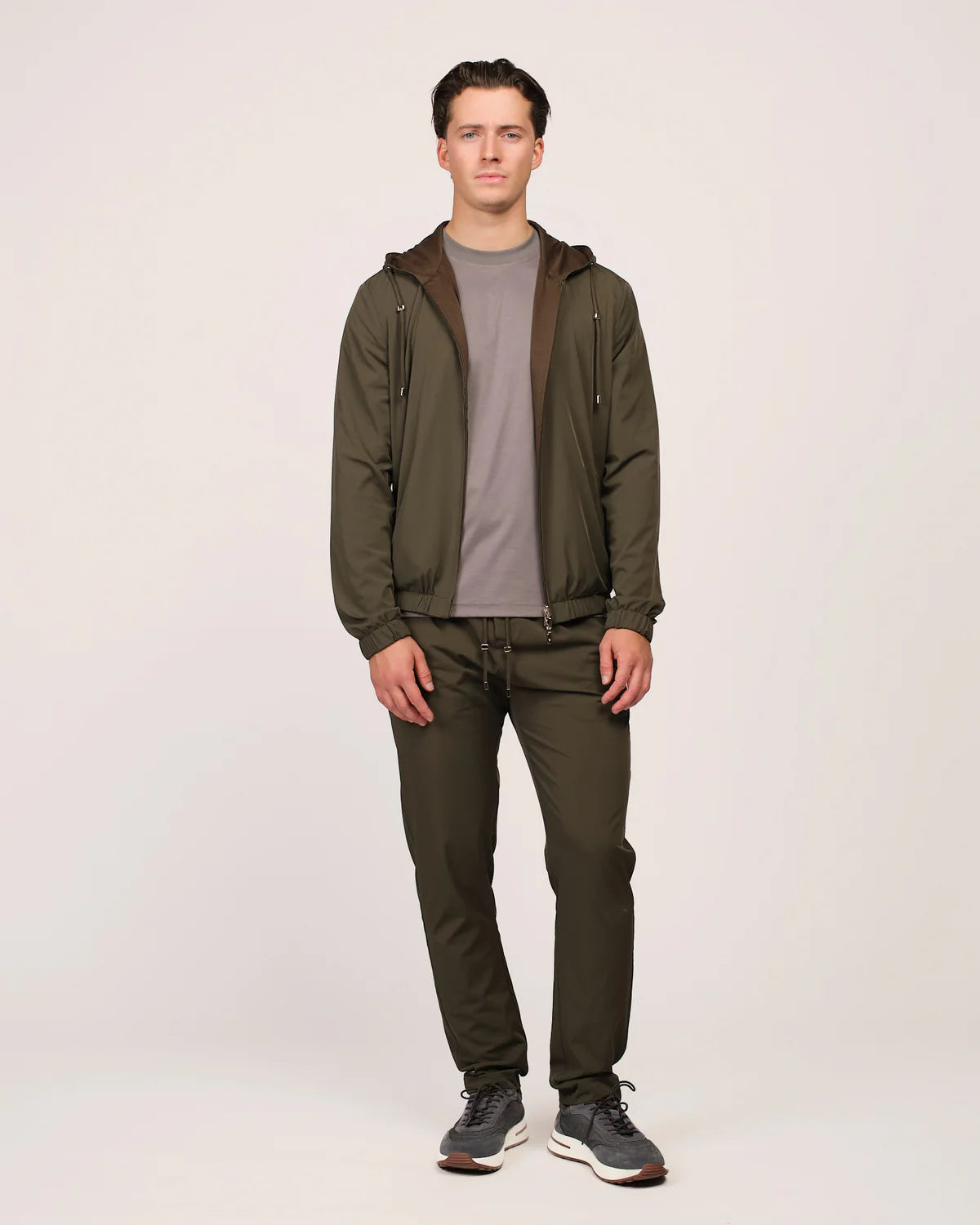 Reversible Tech Suit Khaki Brown