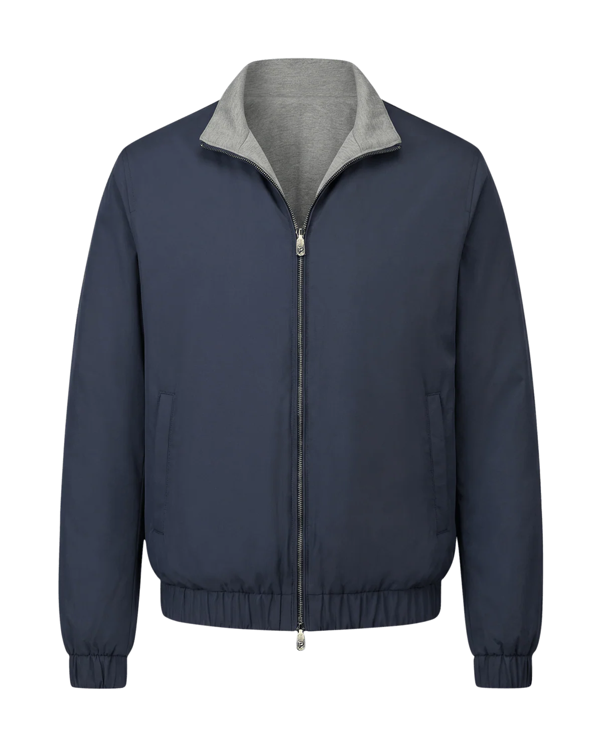 Reversible Merino Jacket Navy/Grey
