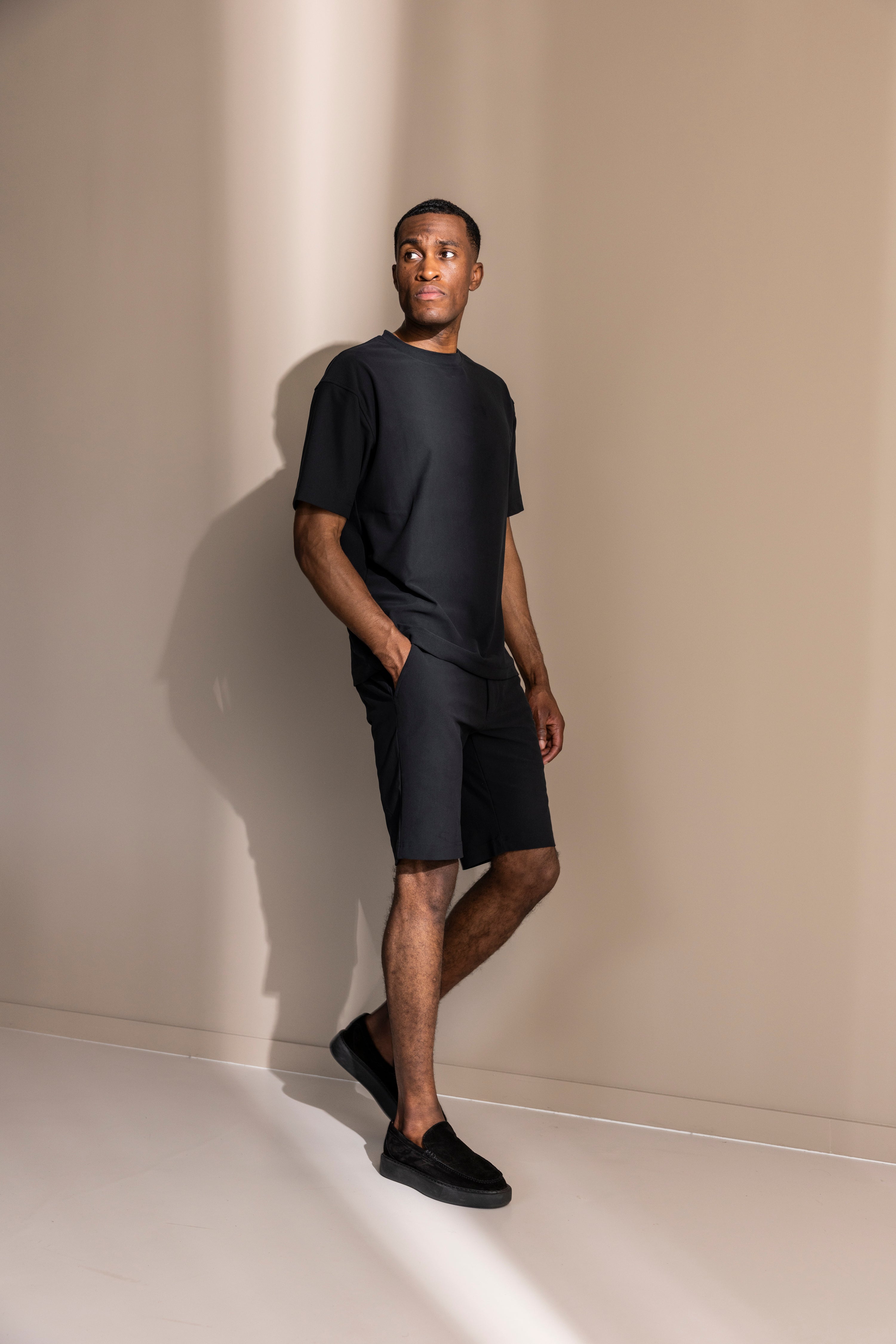 ALCANTARA T-SHIRT - BLACK