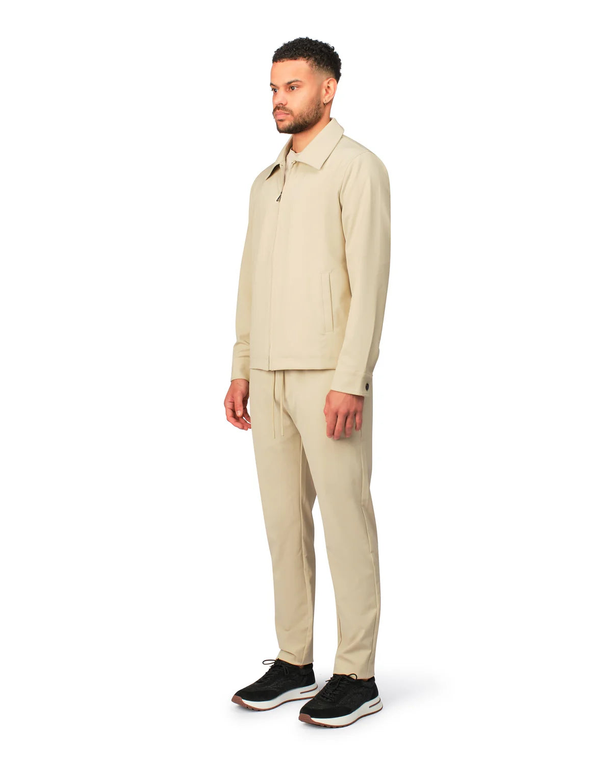 NYLON BLOUSON - BEIGE