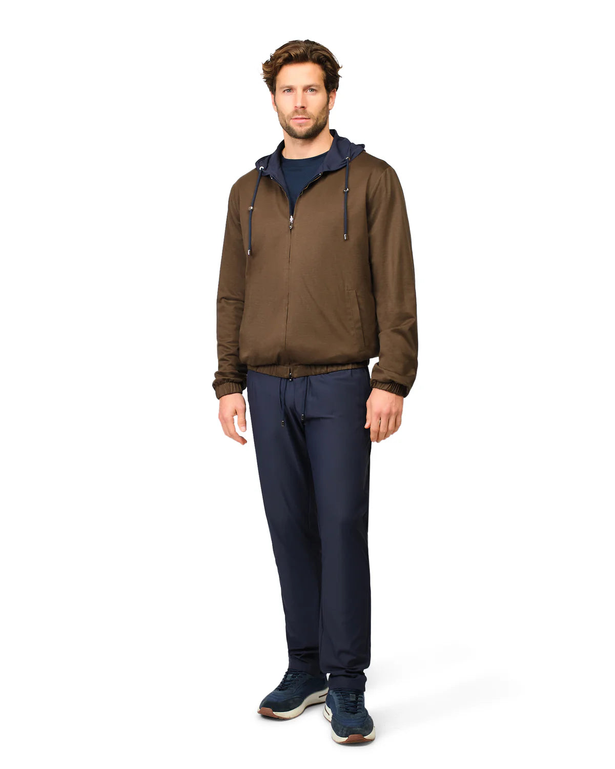 Reversible Tech Suit Navy Brown