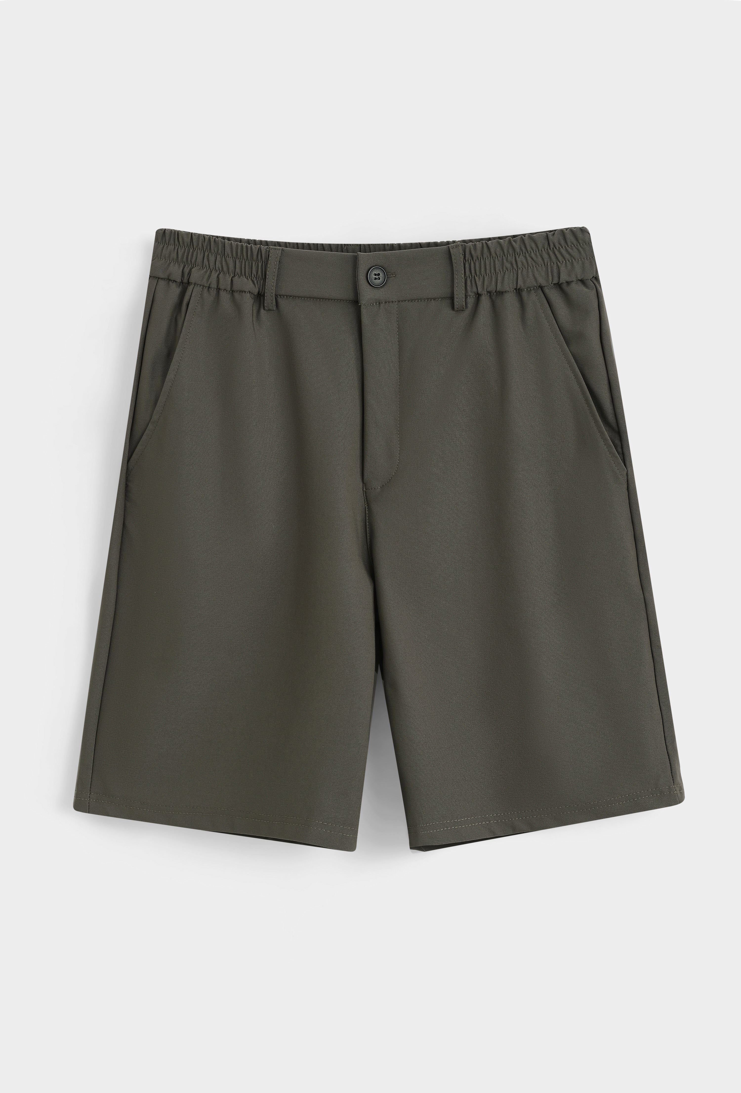 CA BASIC SHORT - MOSS GREEN TAUPE