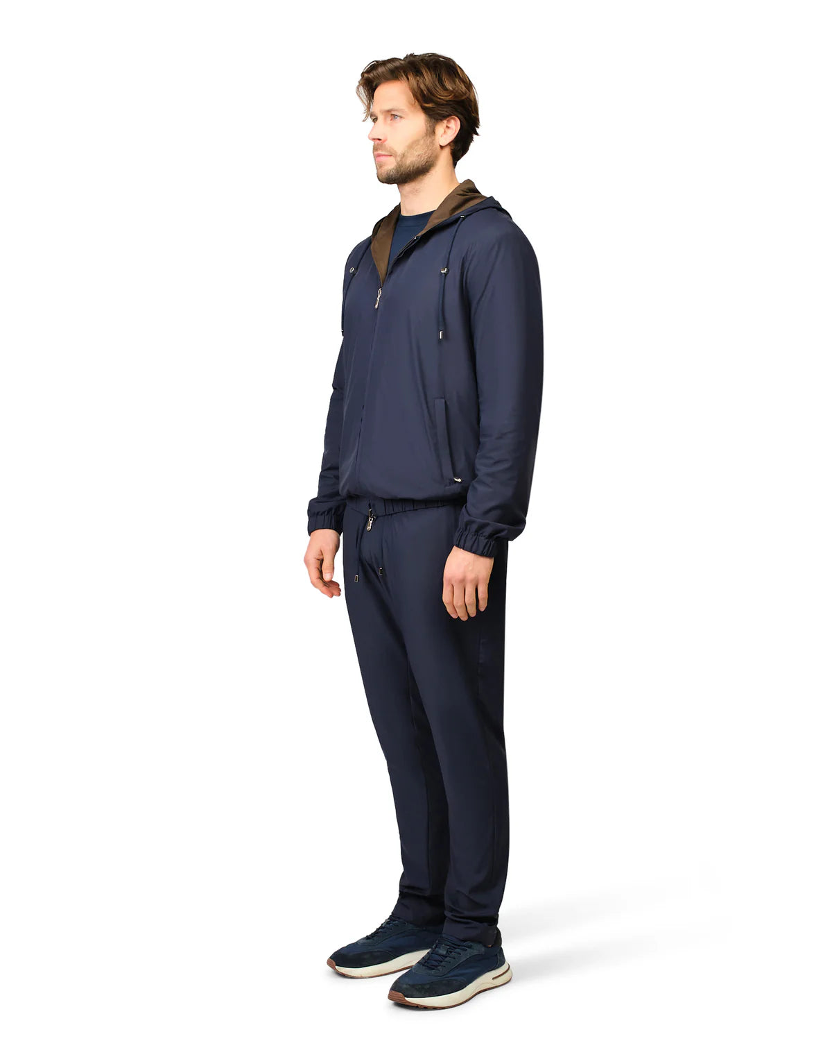Reversible Tech Suit Navy Brown
