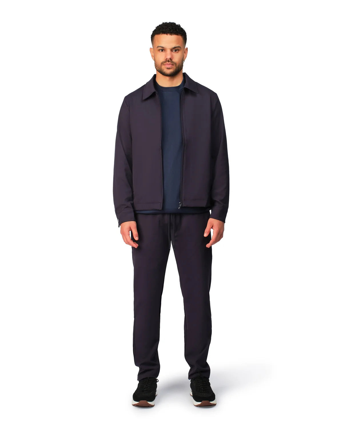NYLON BLOUSON - NAVY BLUE