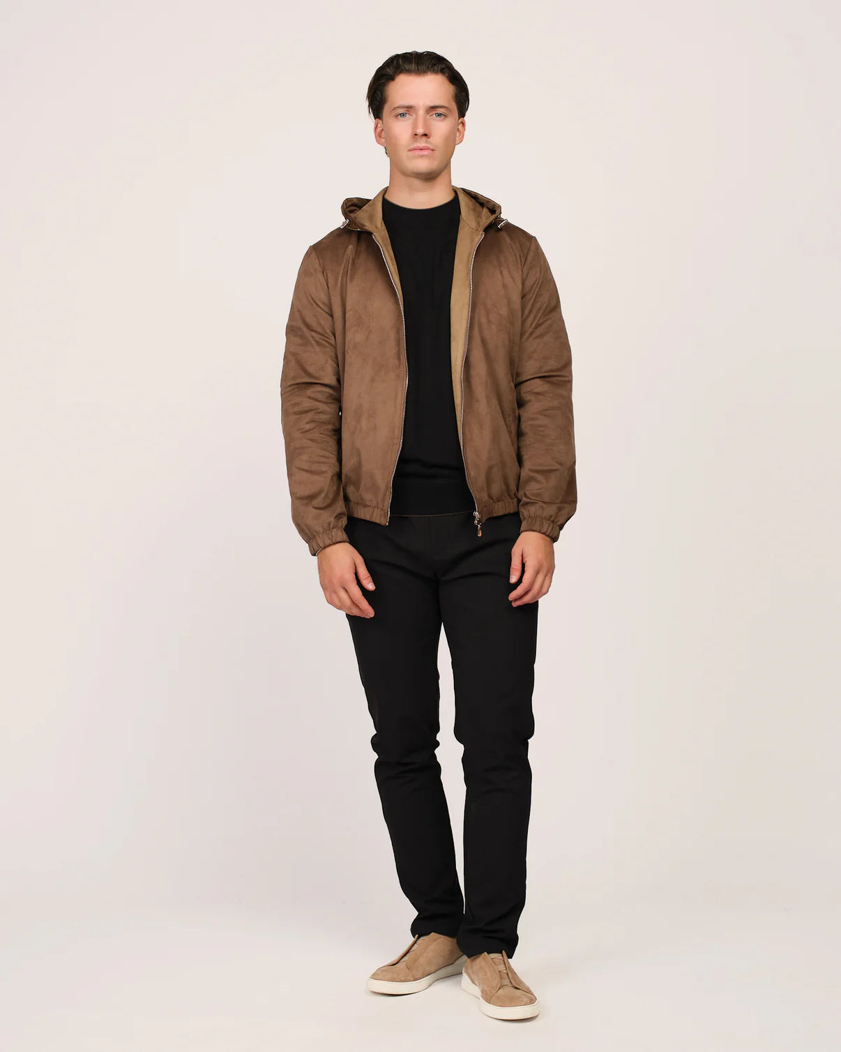 SUÈDE WINDBREAKER - BROWN