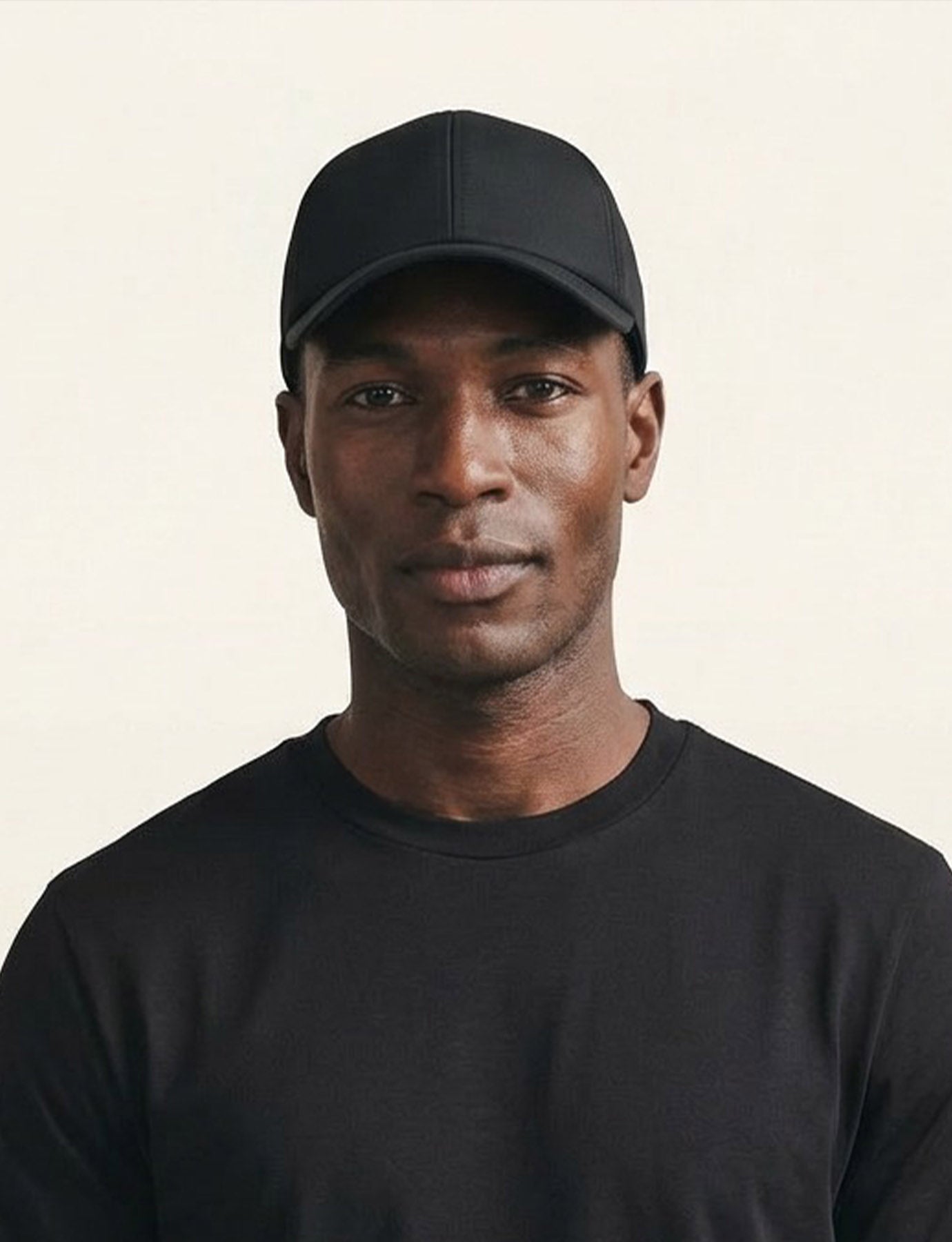 Baseball cap microfibre - BLACK