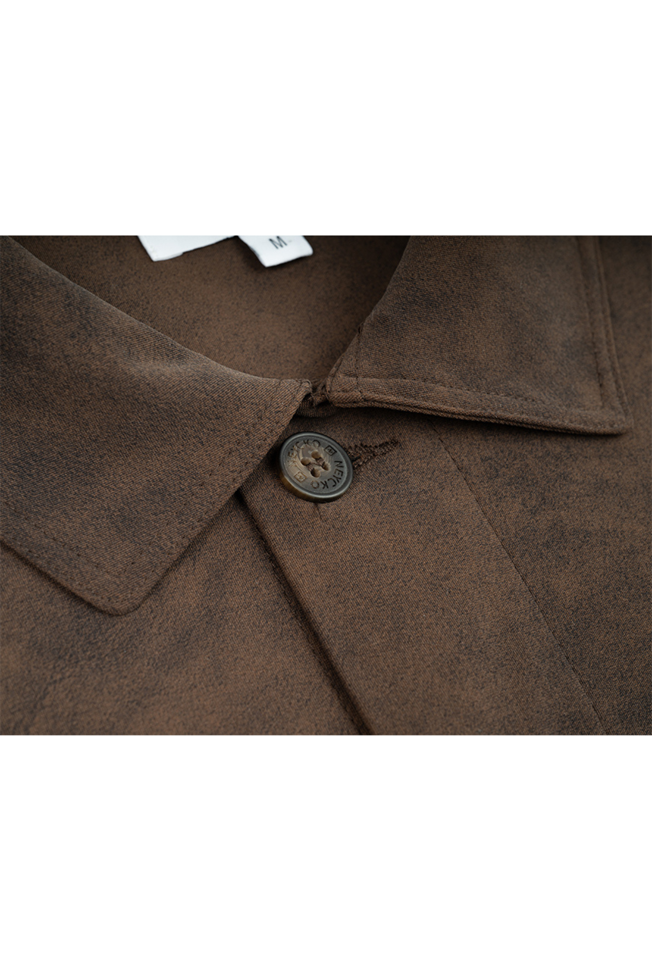 OVERSHIRT SUEDE - BROWN