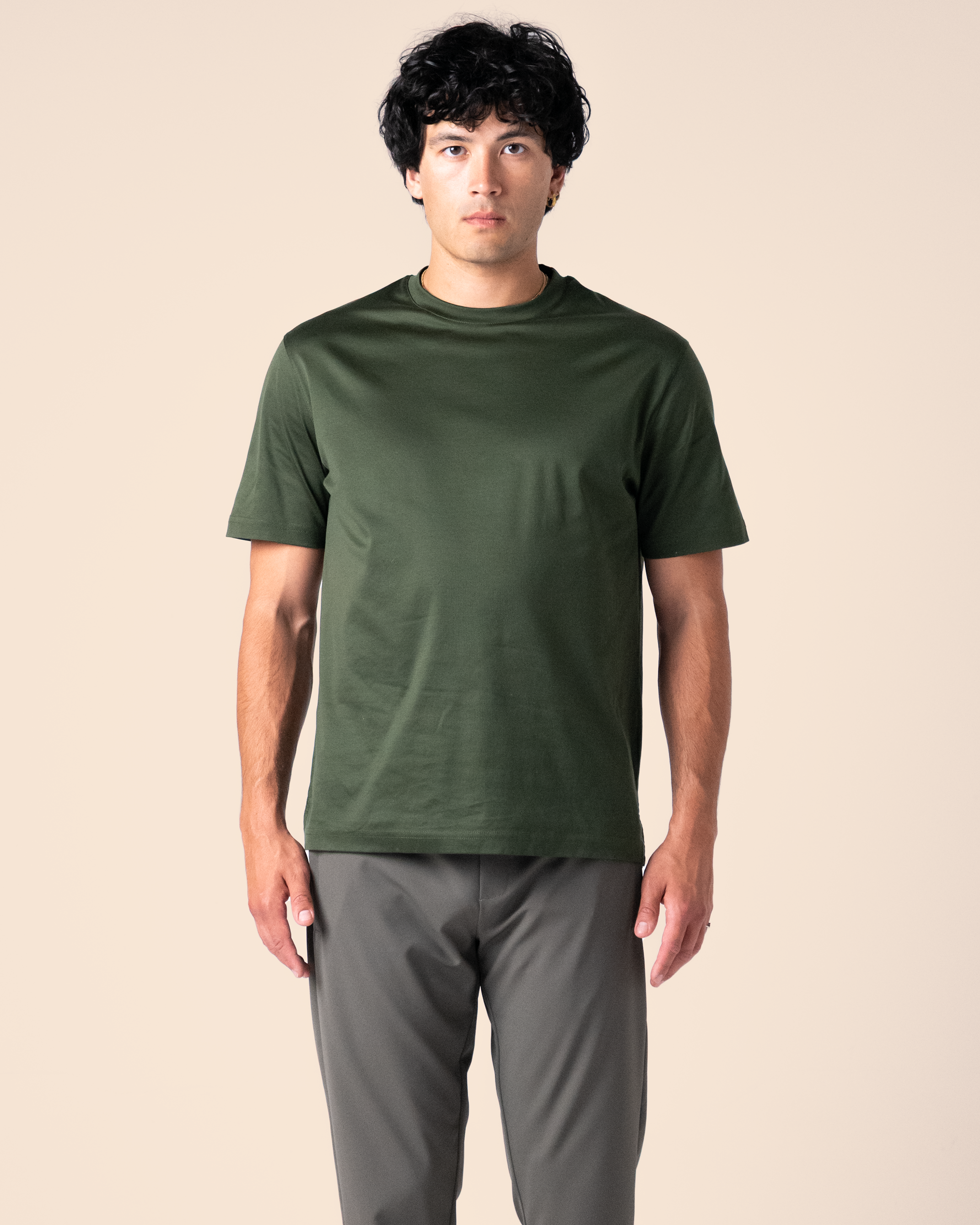 Green Mercerized T Shirt