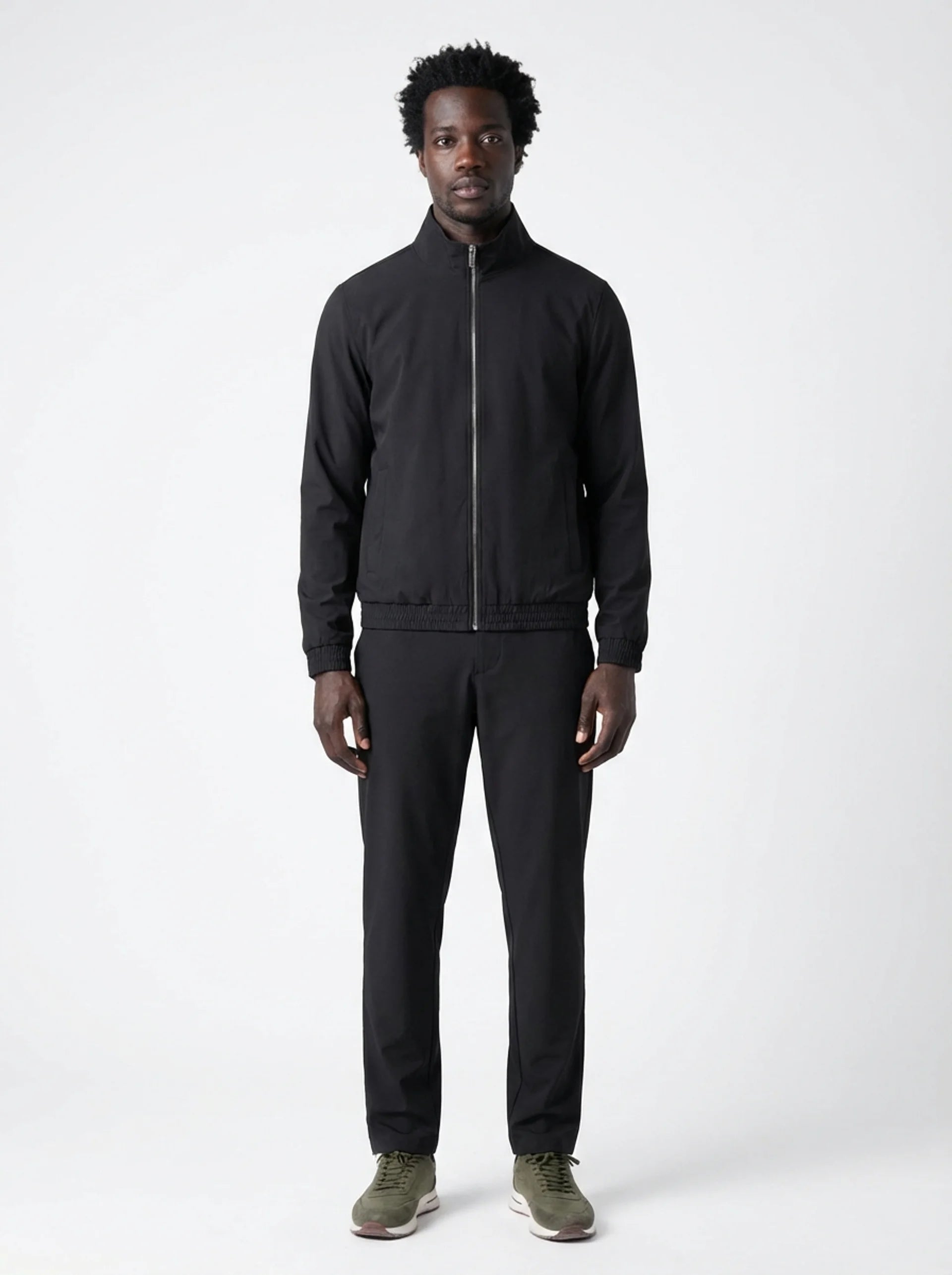 Club Amri nylon techsuit - BLACK