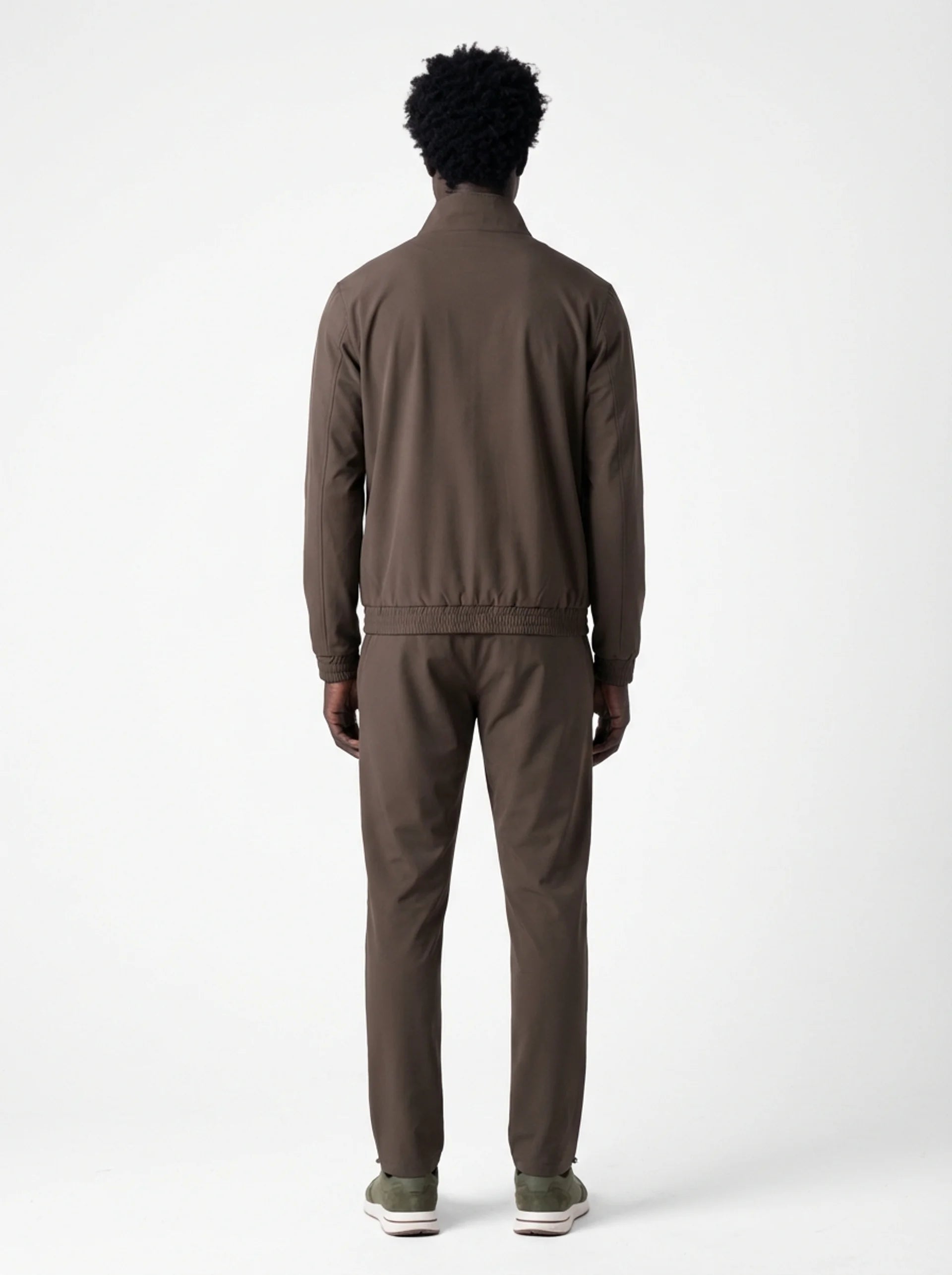 Club Amri nylon blouson - MOSS GREEN TAUPE