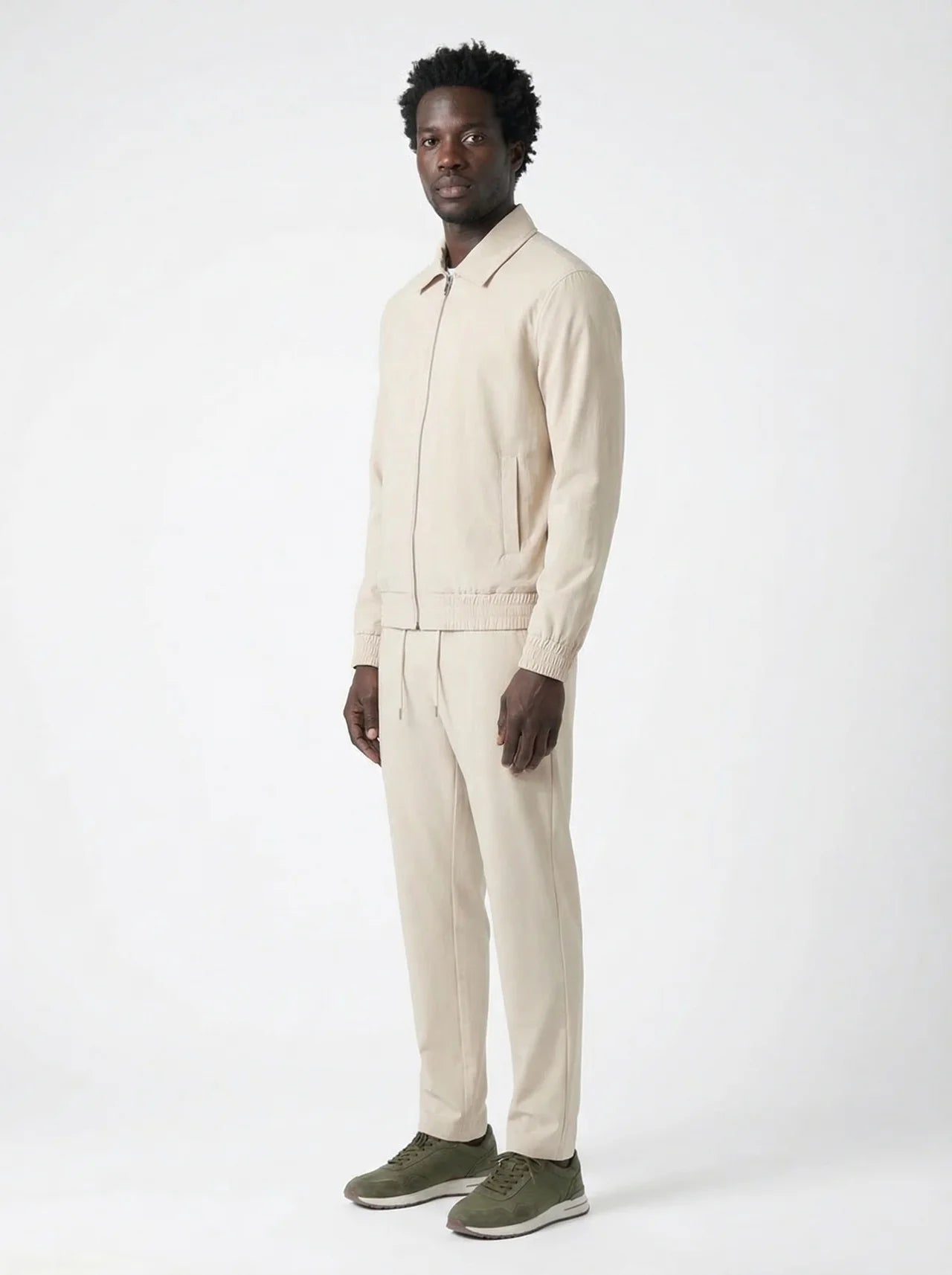 Club Amri viscose techsuit - crème