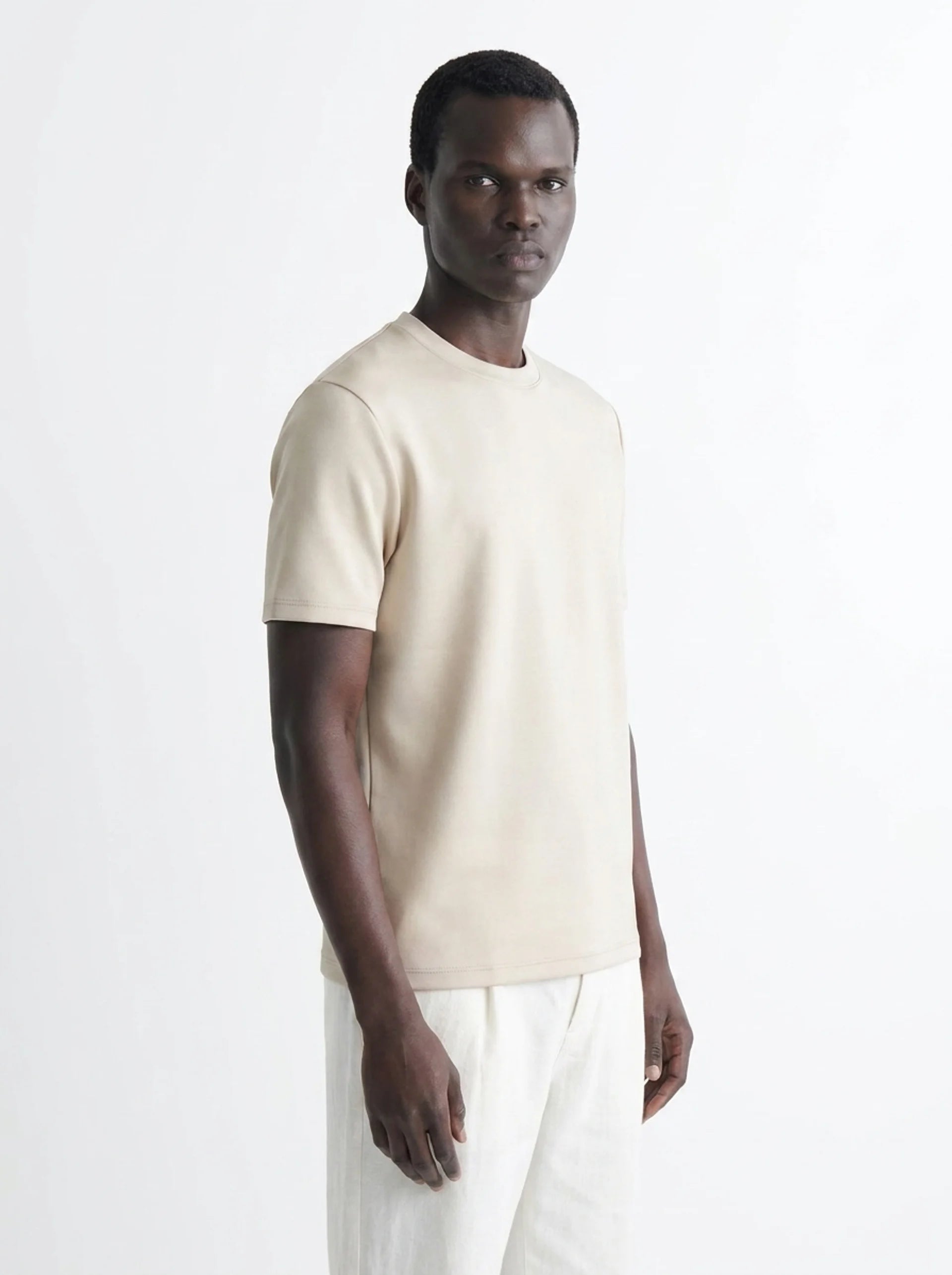 CLUB AMRI SHINY T-SHIRT SAND