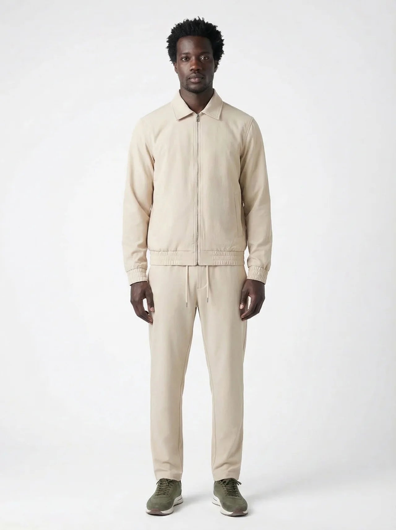 Club Amri viscose techsuit - crème