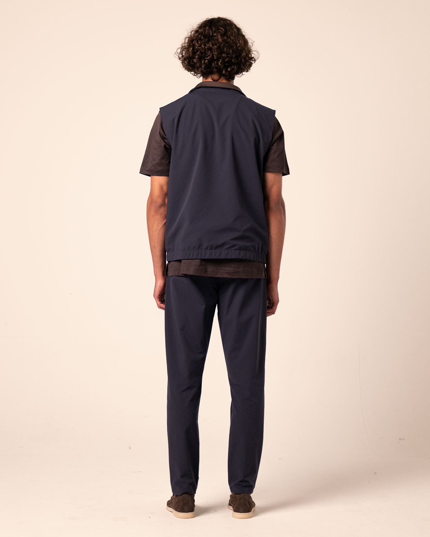 Tech Bodywarmer Set Navy