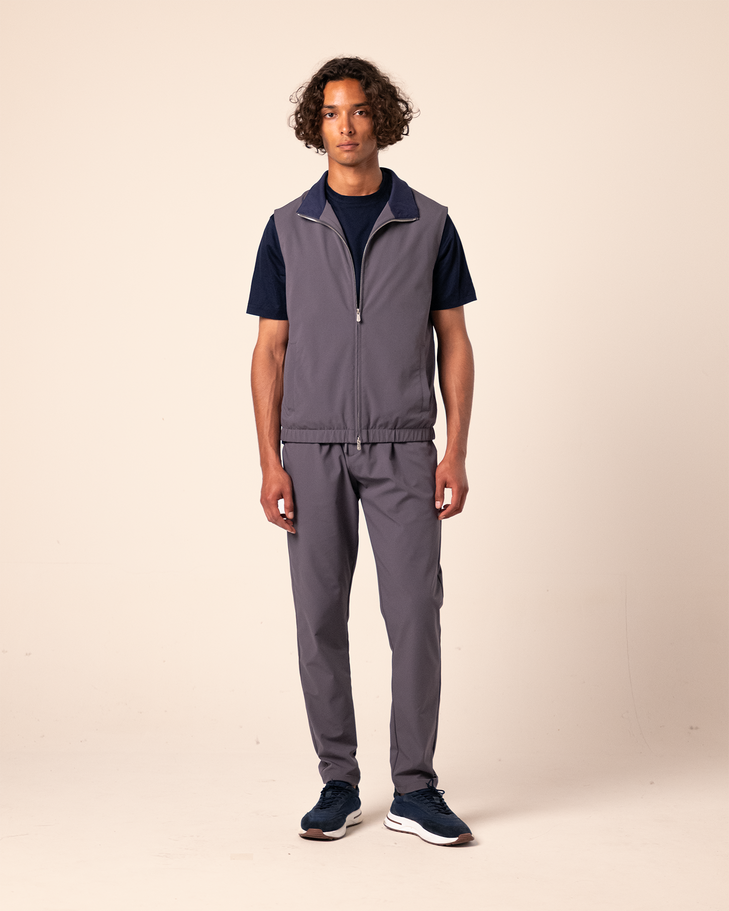 Tech Bodywarmer Set Grey