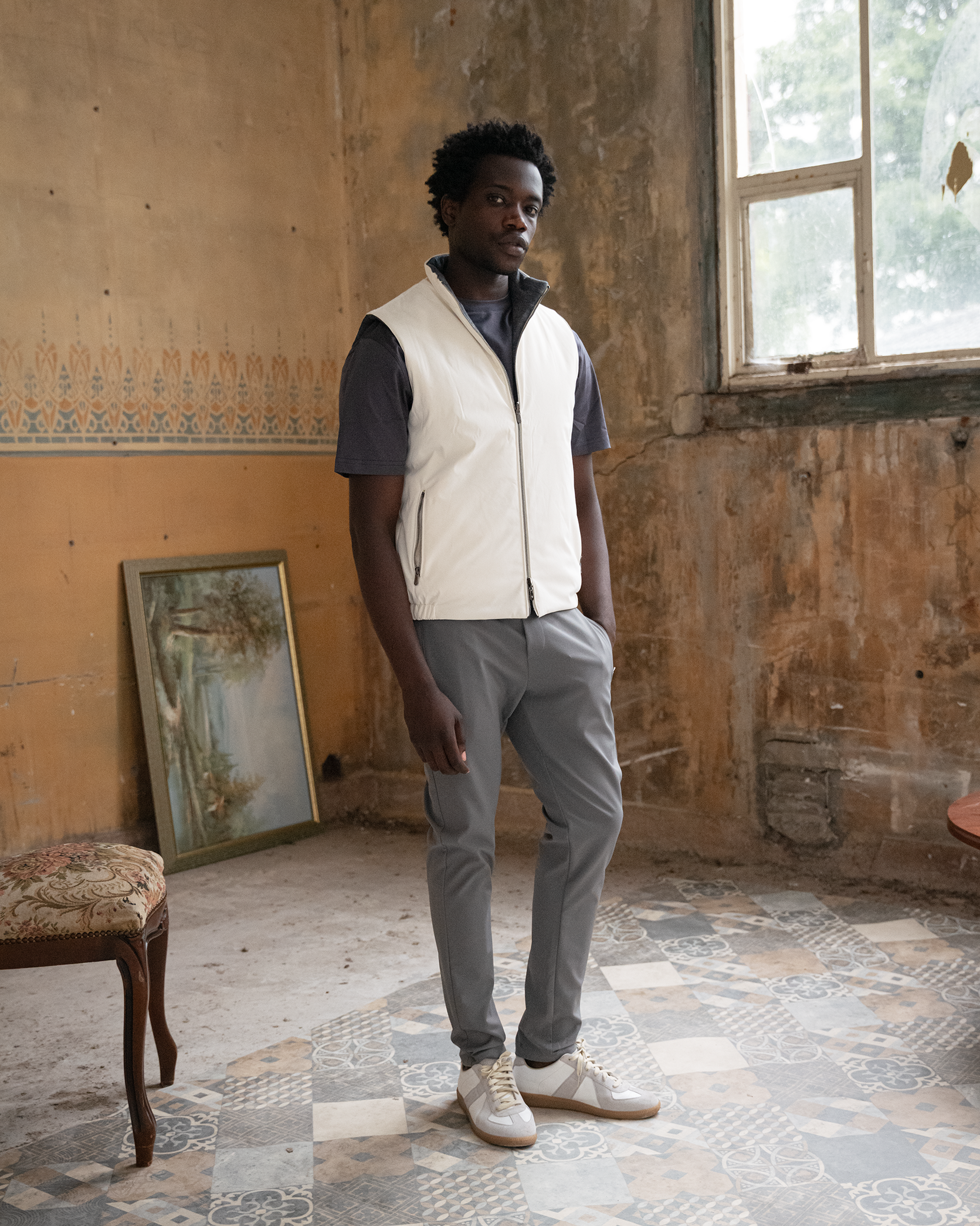 Reversible Wool Body Warmer