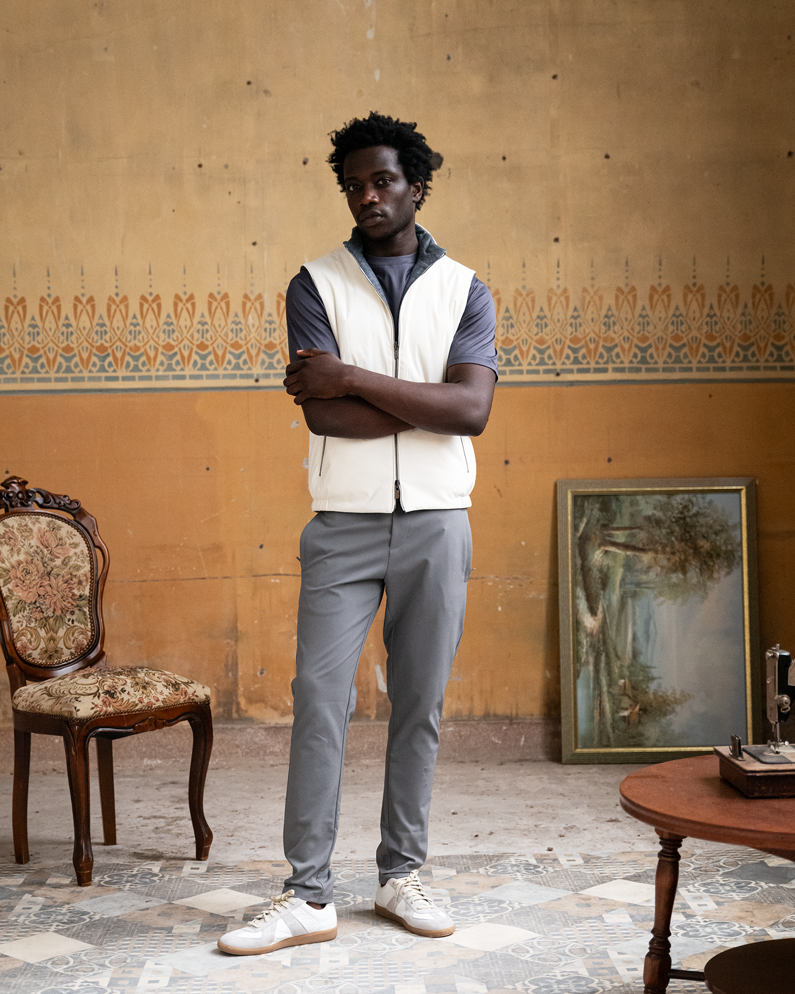 Reversible Wool Body Warmer