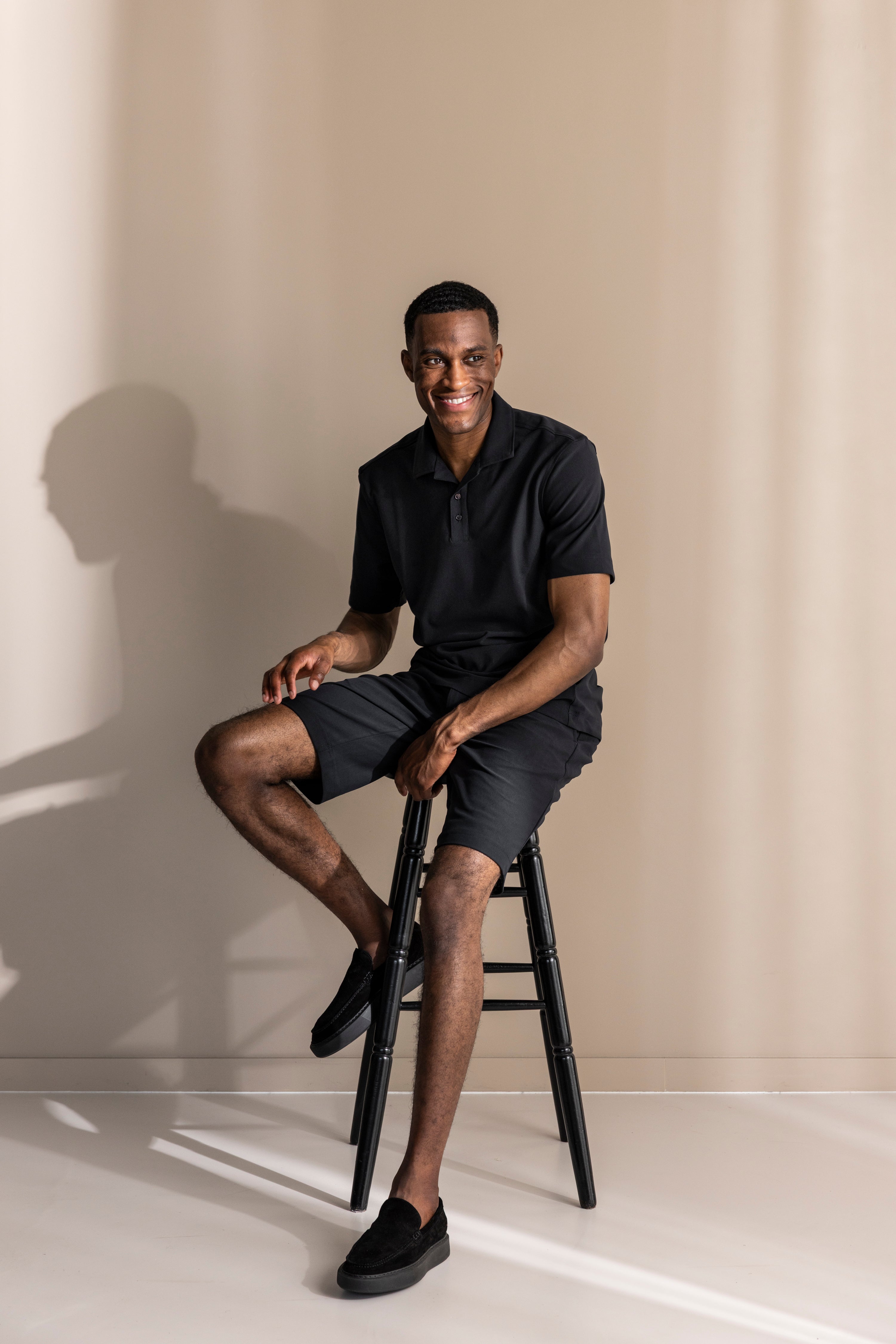ALCANTARA POLO - BLACK