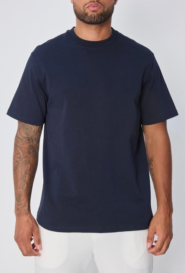 Club Amri Cotton T-Shirt Navy Blue