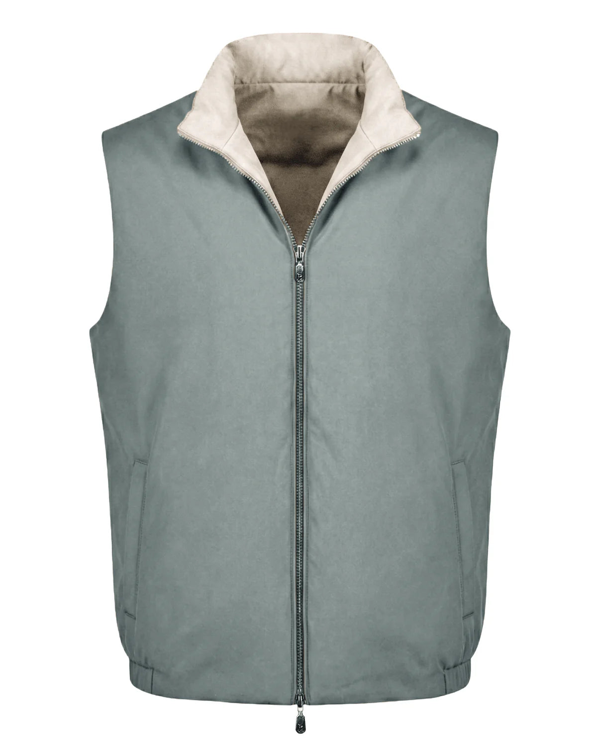 Green/cream Reversible Body Warmer