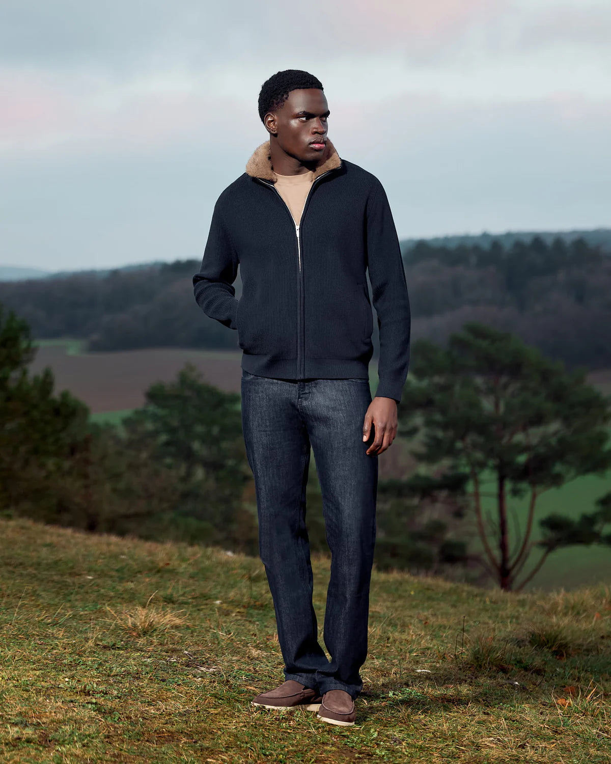 The Siberian Cardigan - NAVY BLUE