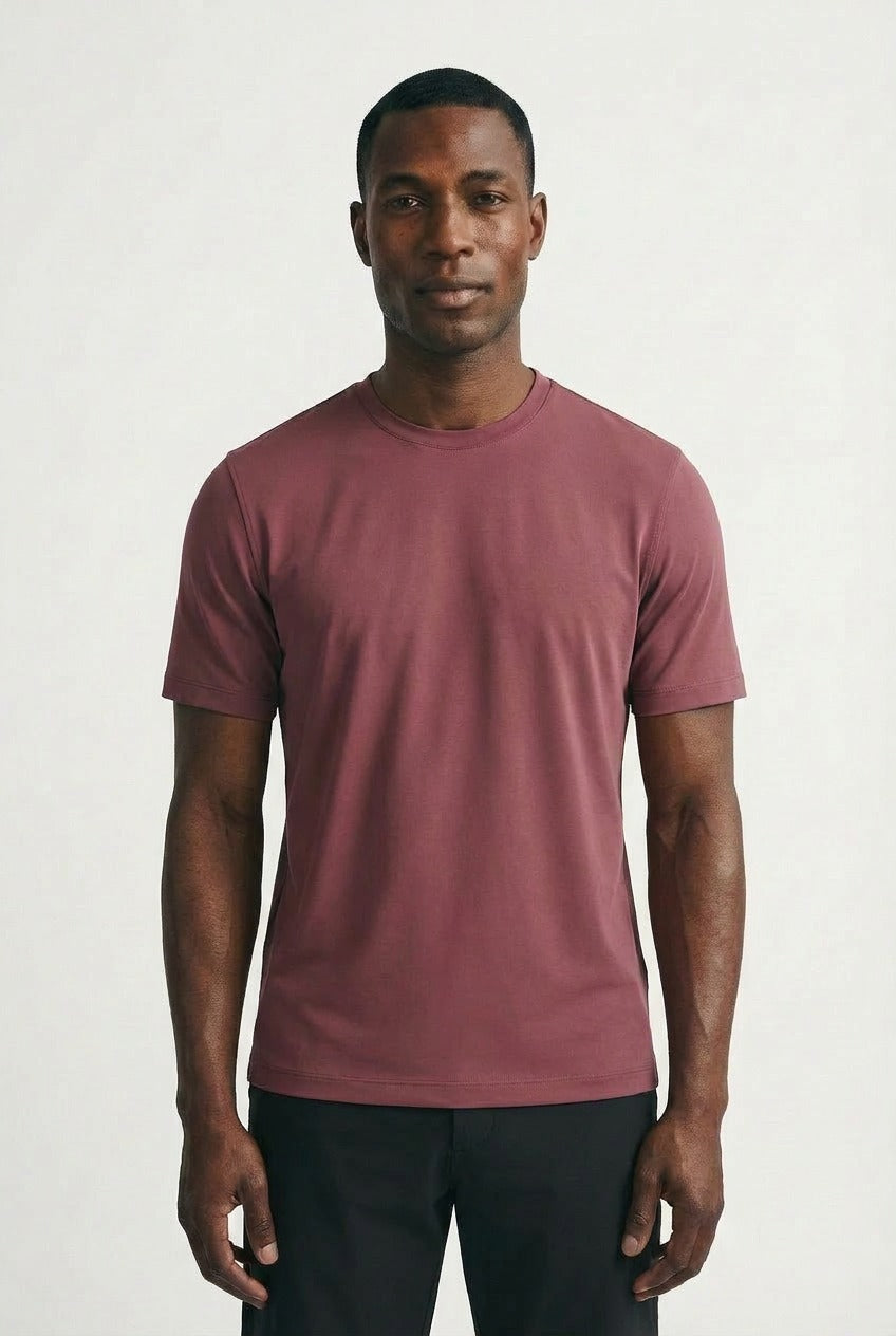 TECHNO T-SHIRT TERRACOTA