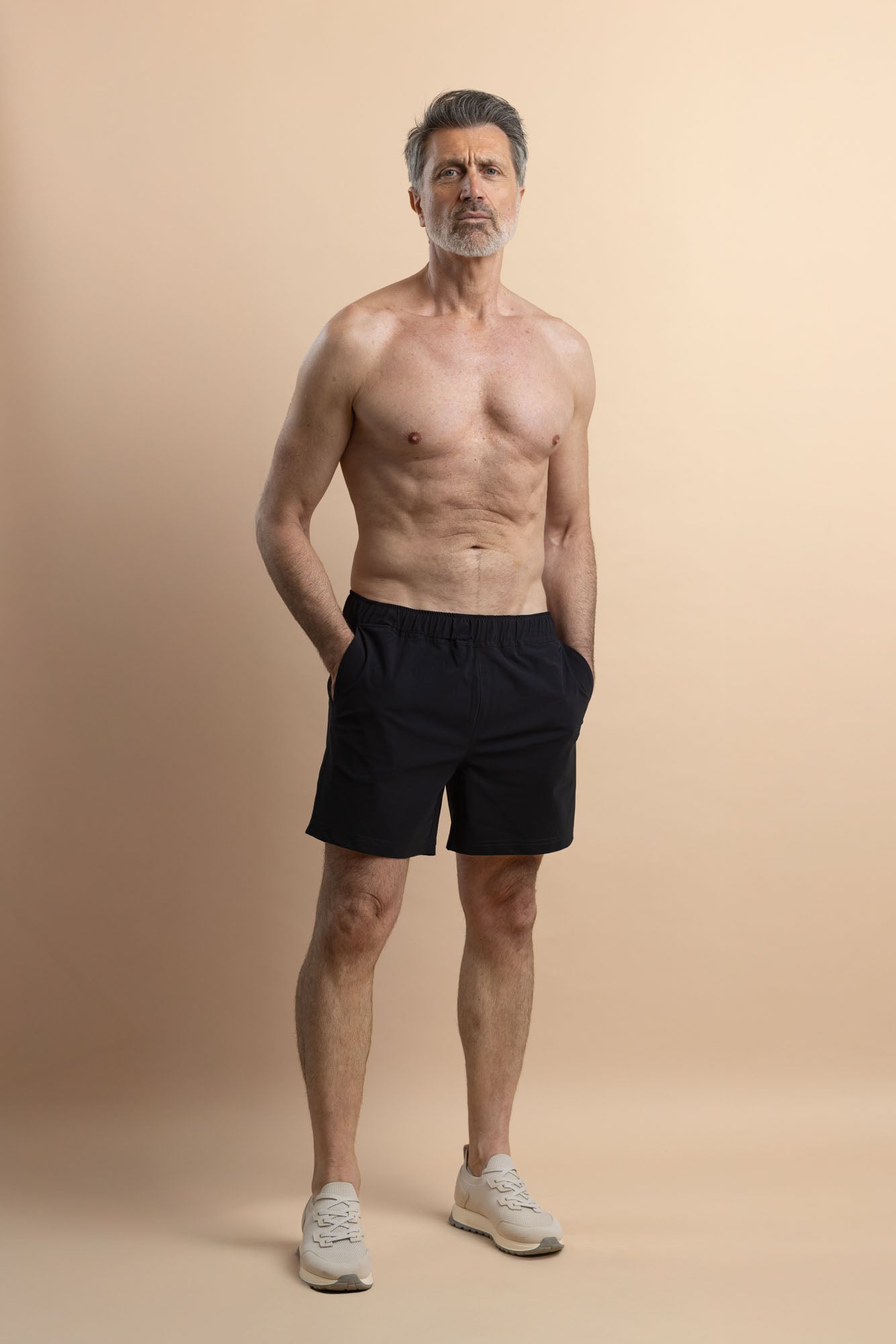 SWIM TRUNK - NAVY BLUE