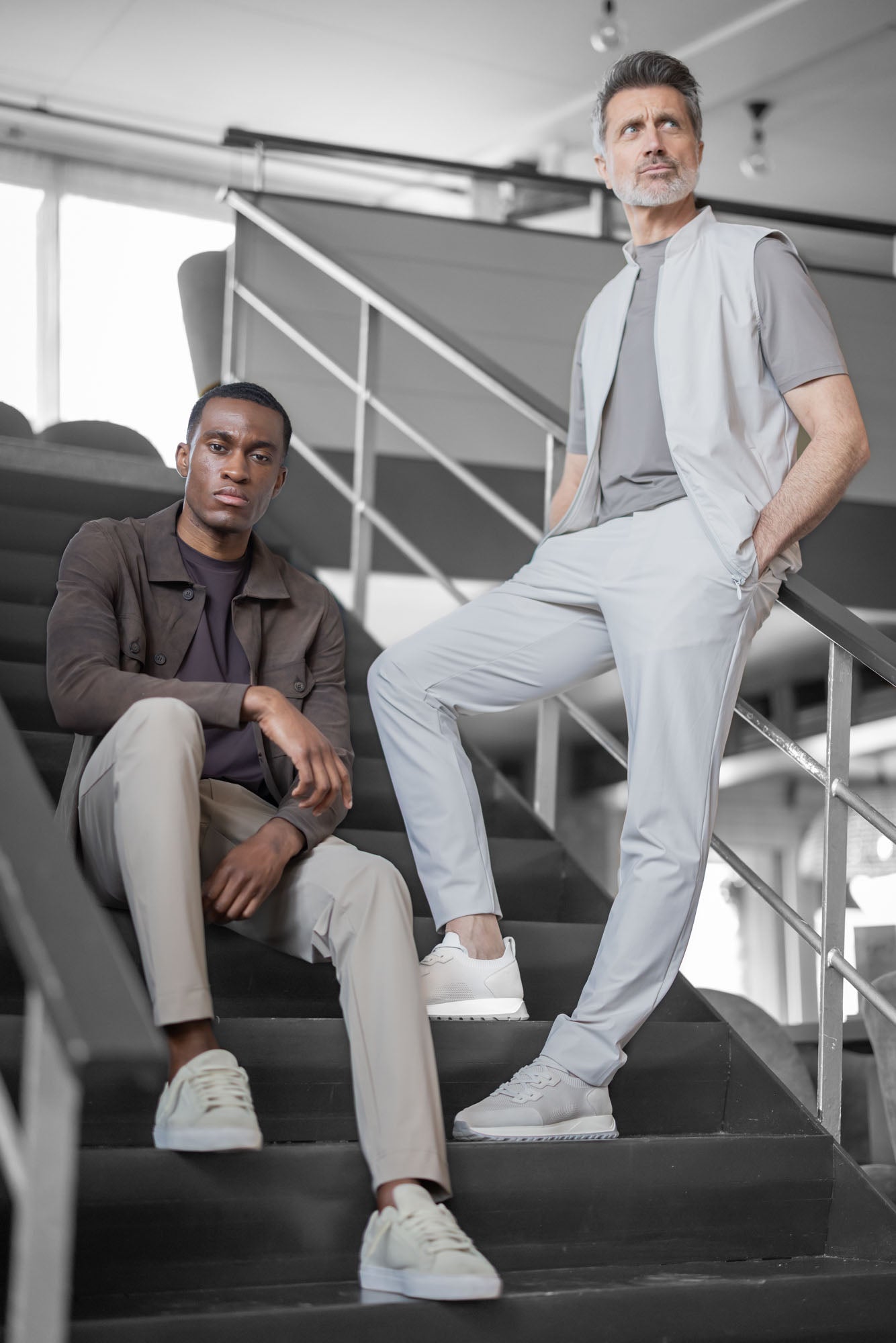 OVERSHIRT SUEDE - BROWN