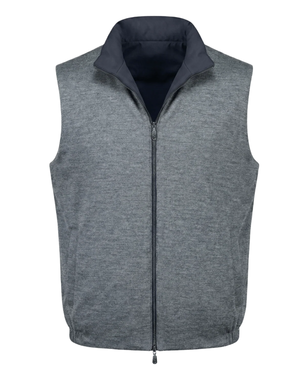 Navy/grey Reversible Knit Bodywarmer