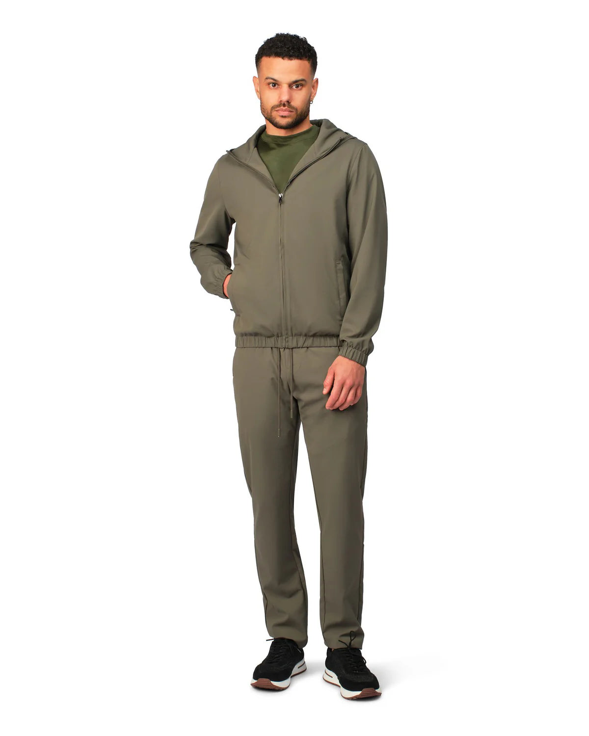 TECH TROUSERS - OLIVE GREEN