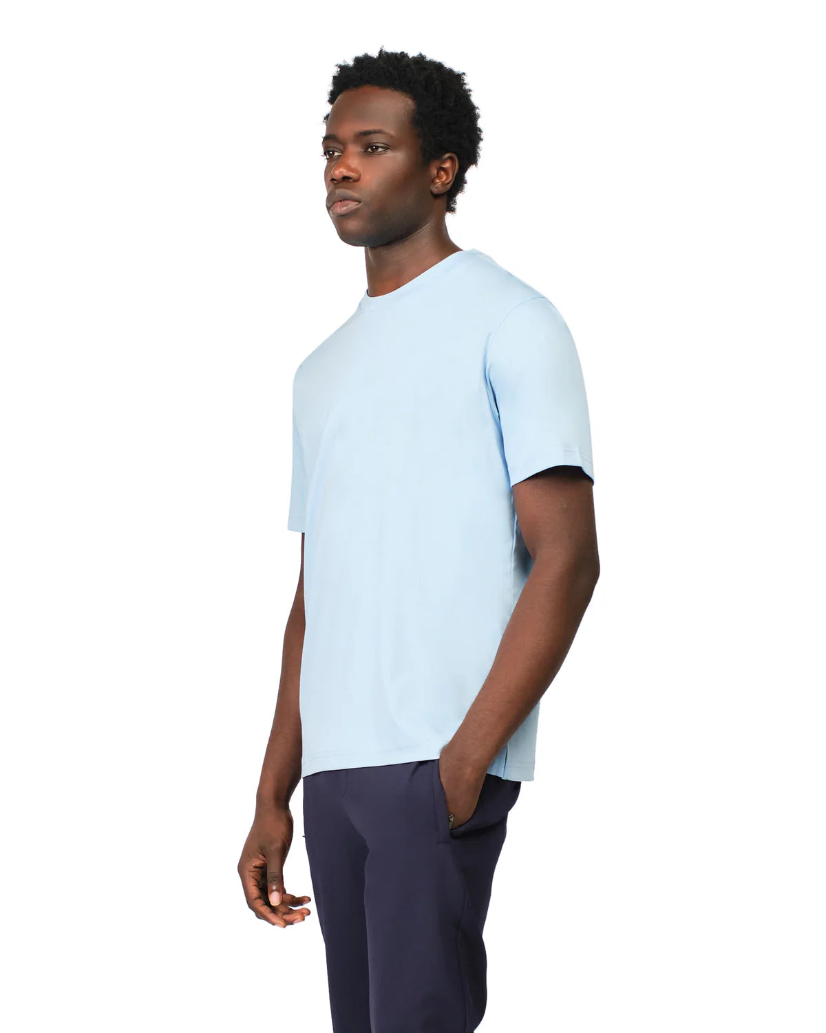 Baby blue Mercerized T Shirt